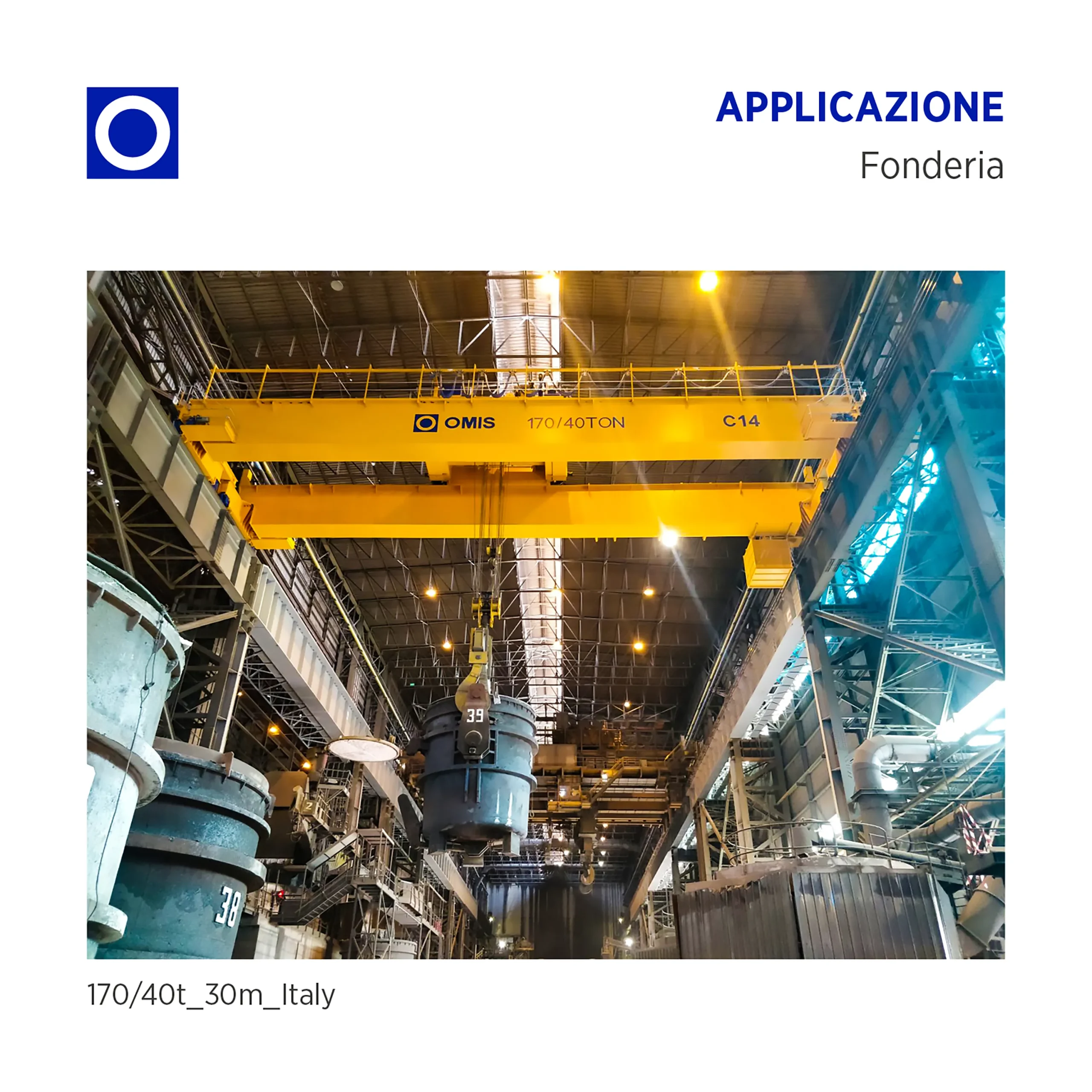 gallery - Application steel industry foundries Omis 