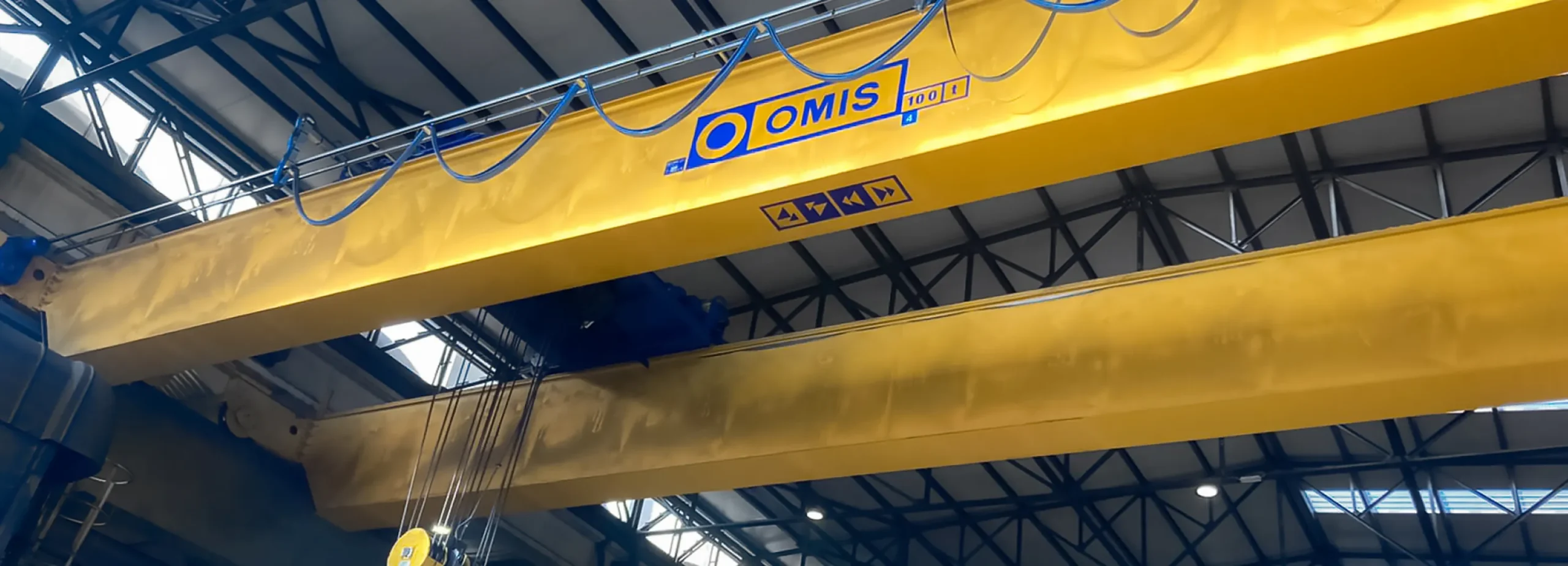 gallery - Cover heavy-duty overhead cranes 100t Omis 