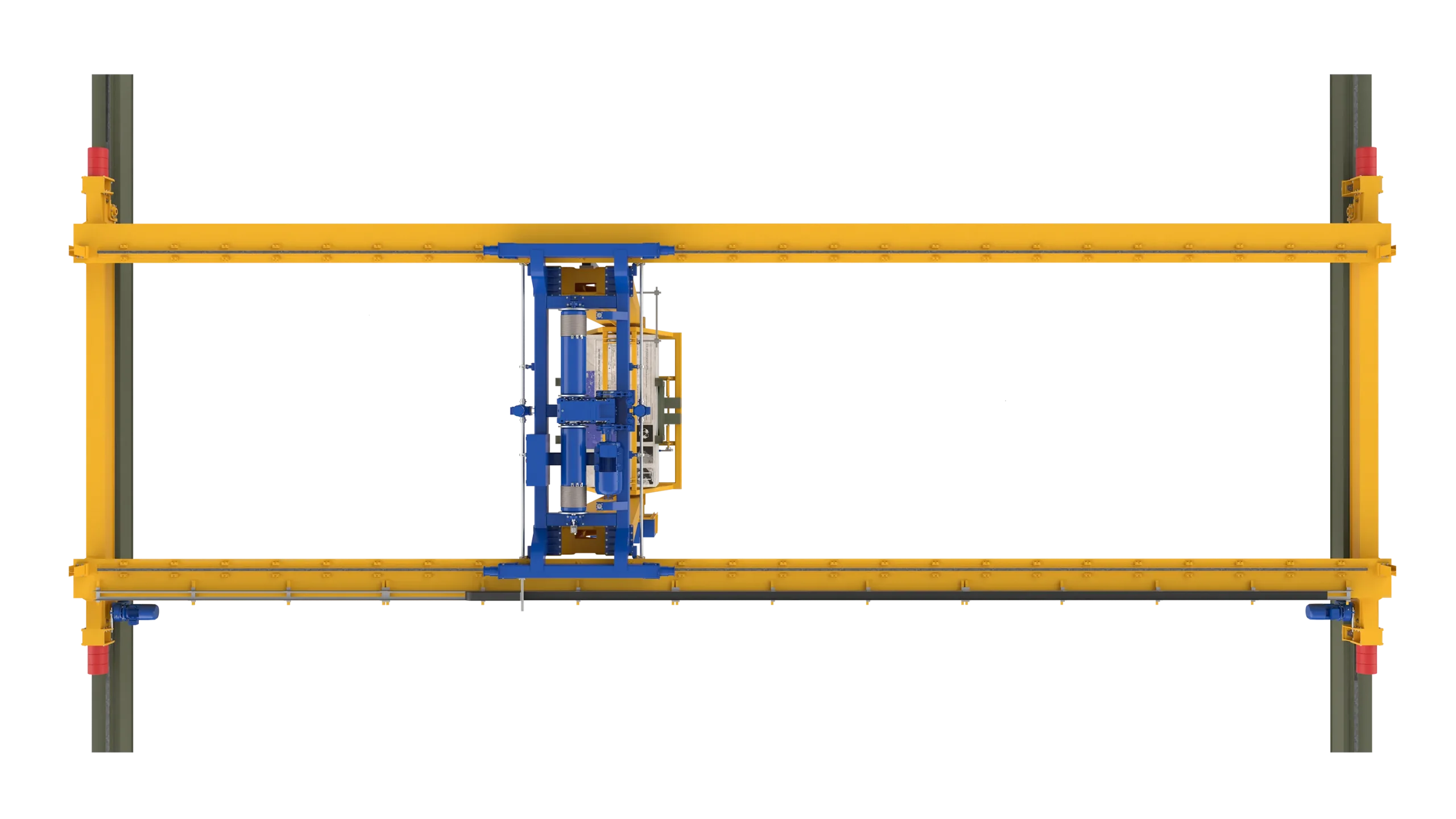 products and configurations - Automatic crane automatic storage unit without shed top 3d Omis 