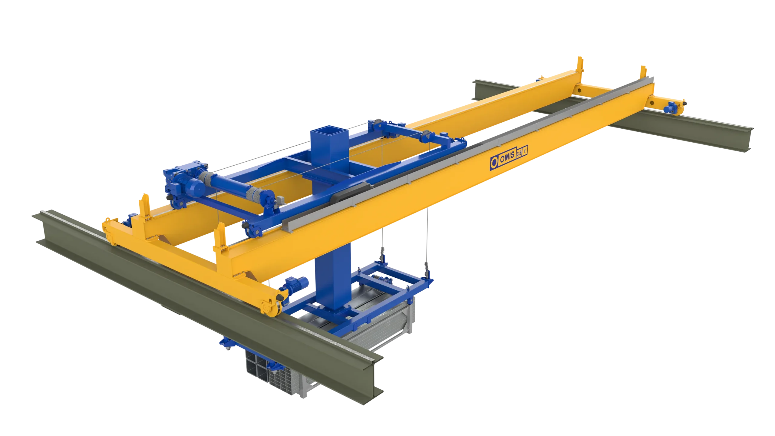 header - Automatic overhead crane without shed 3d Omis 