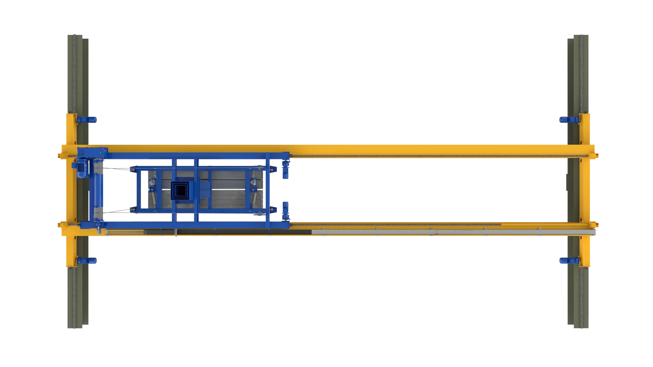 products and configurations - Automatic overhead crane without shed top 3d Omis 