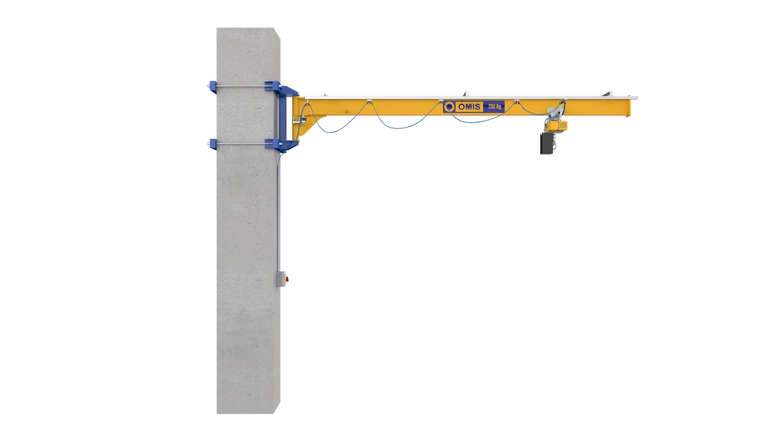 products and configurations - Profile mt jib crane mt 250kg wide connection front 3d Omis 