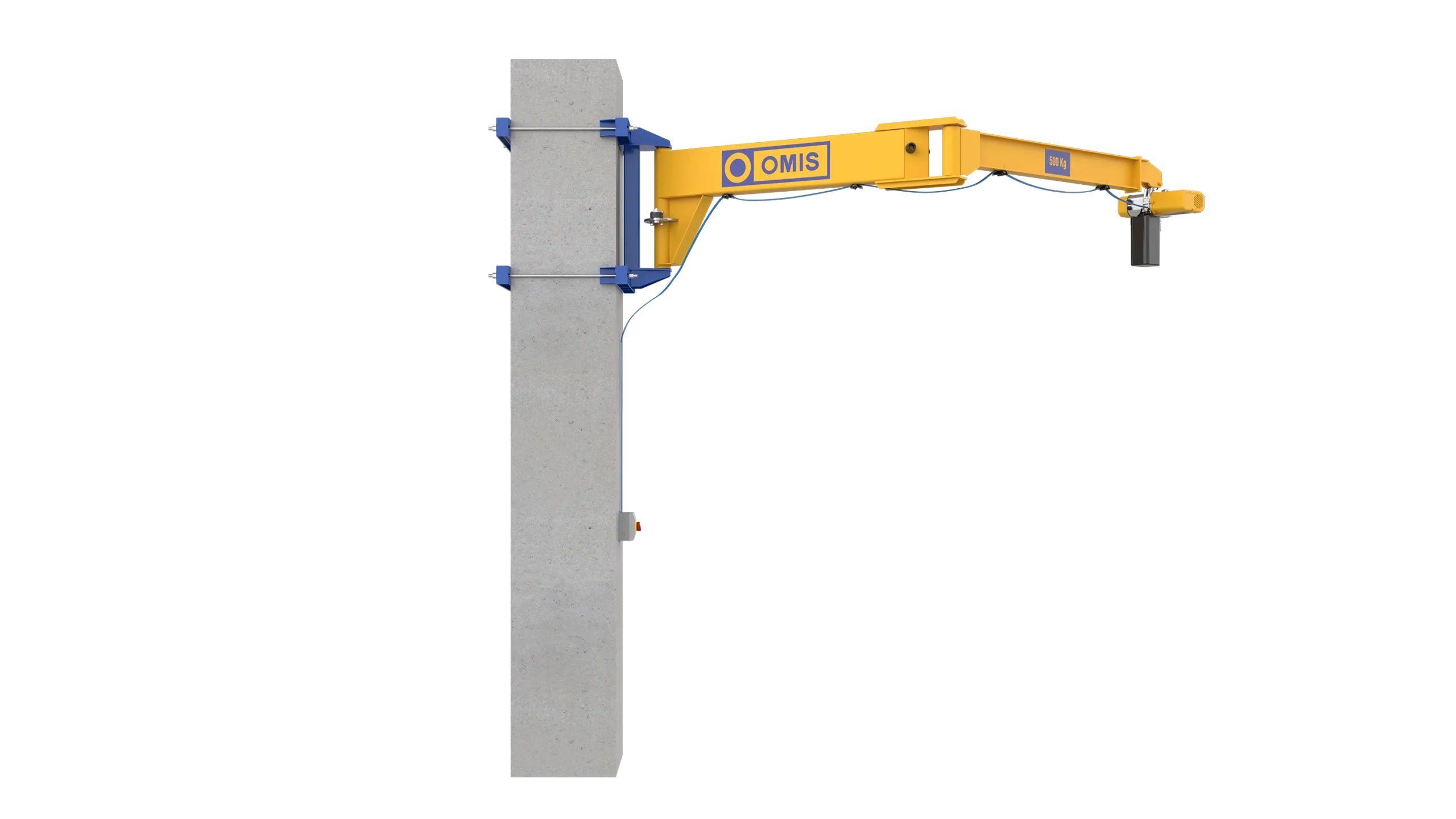 products and configurations - Profile ms jib crane ms 500kg front 3d Omis 