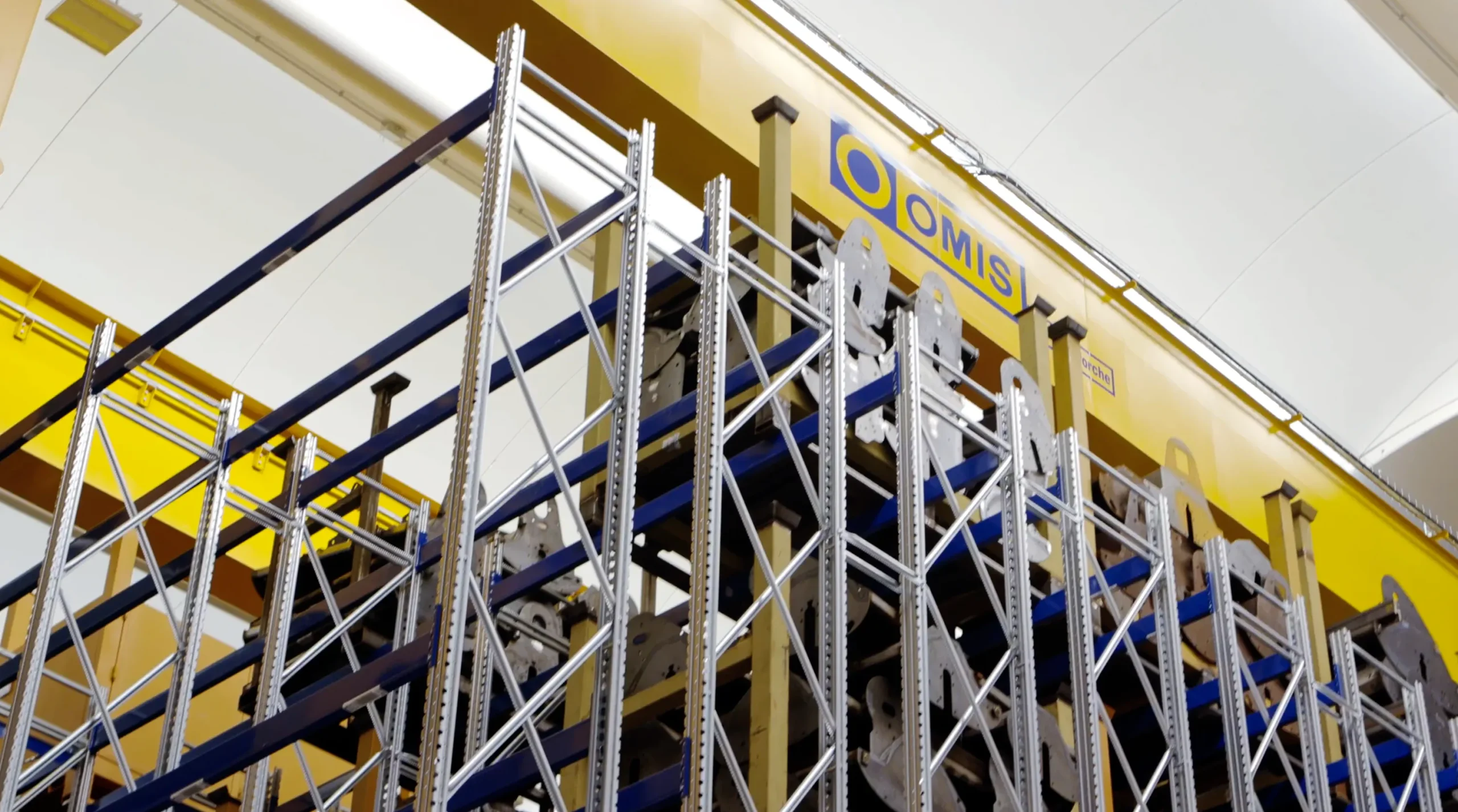 gallery - Automatic overhead crane automated storage unit bertima bottom view Omis 