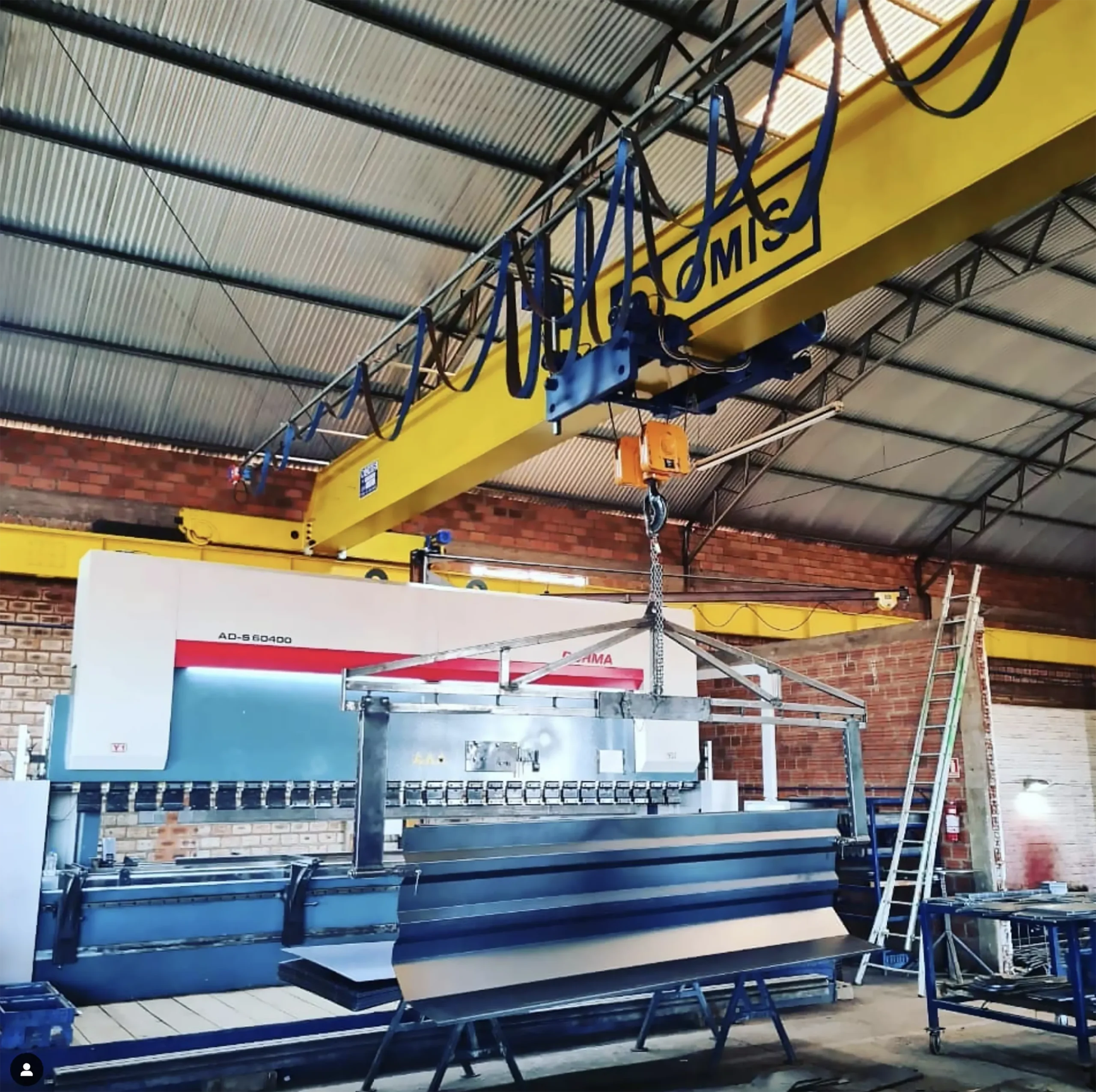 gallery - Brasil single-girder overhead crane 5t Omis 