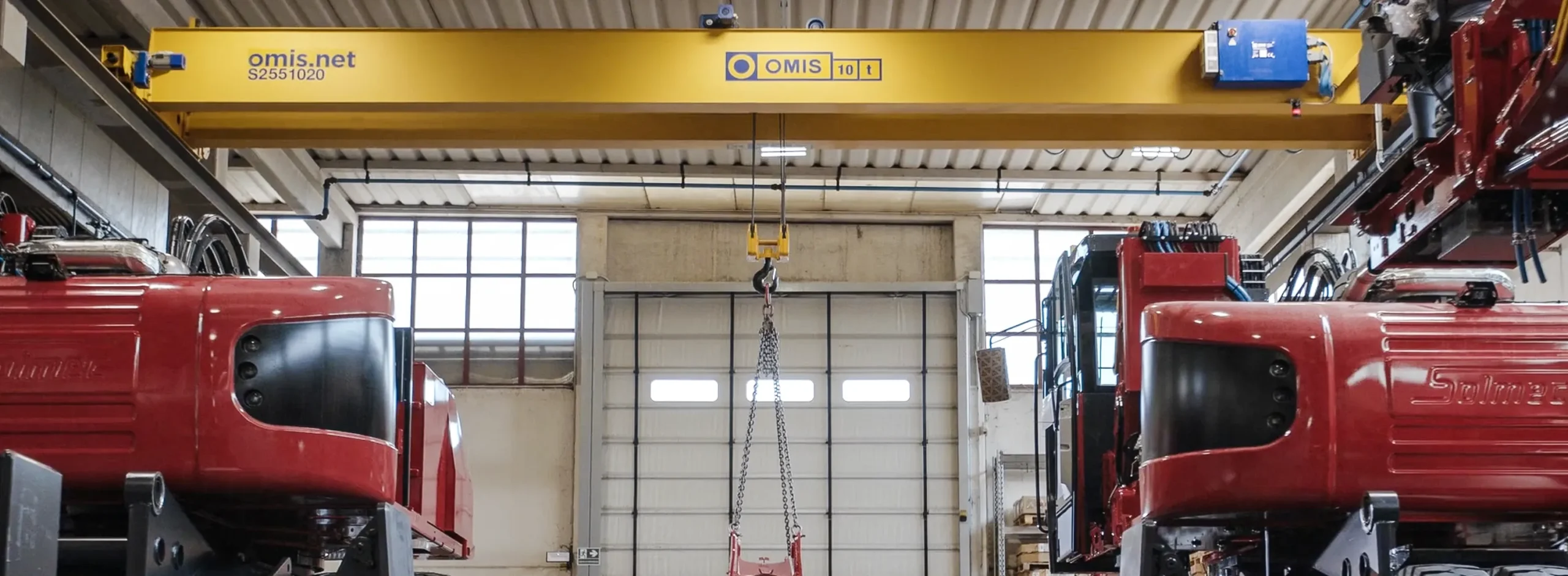 gallery - Cover double-girder overhead crane 10t solmec Omis 