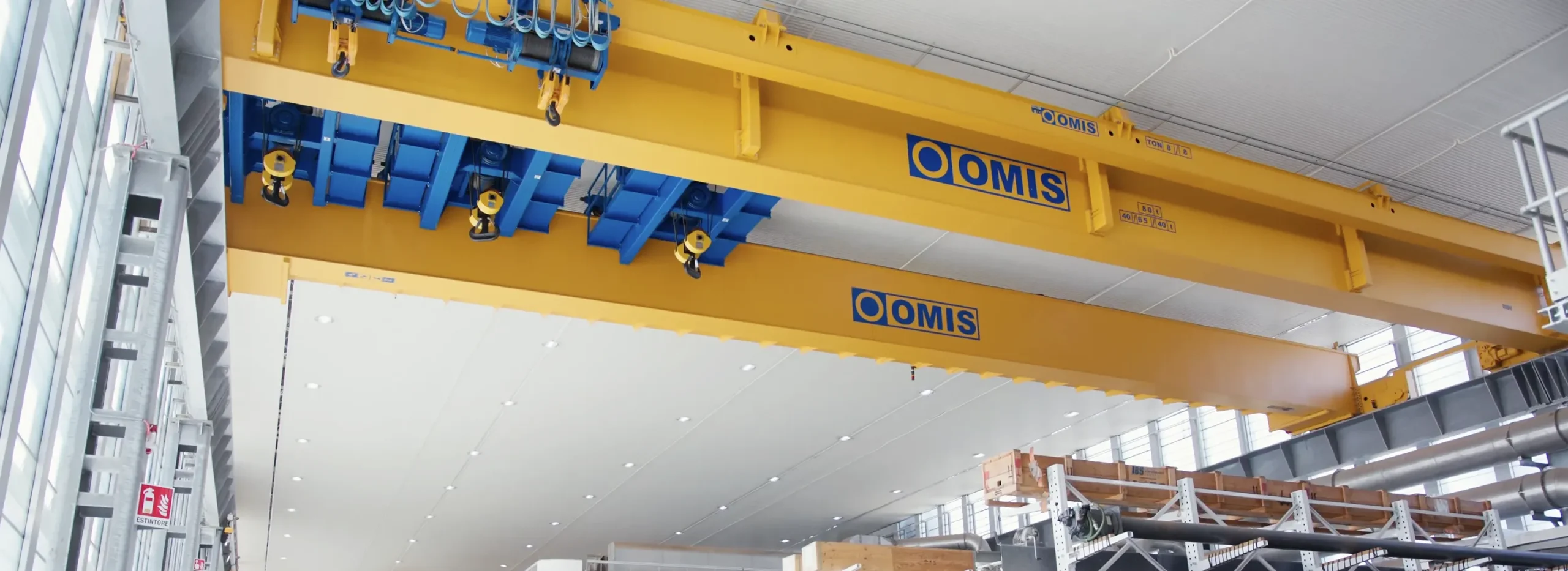 gallery - Cover double-girder overhead crane 80t progest Omis 