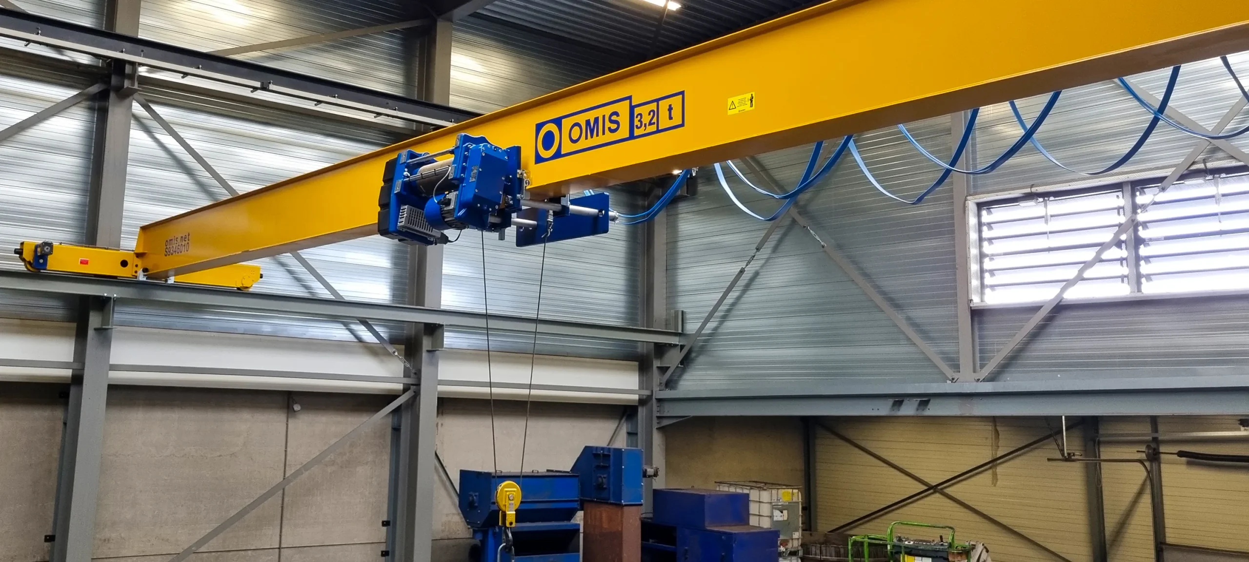 gallery - Cover single-girder overhead crane 3 2t Omis 