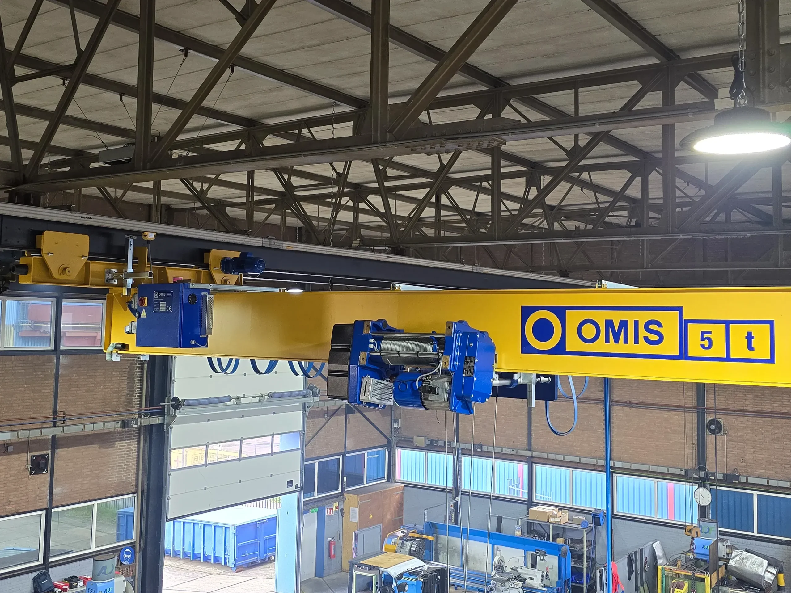 header - Cover suspended electric crane 5t Omis 