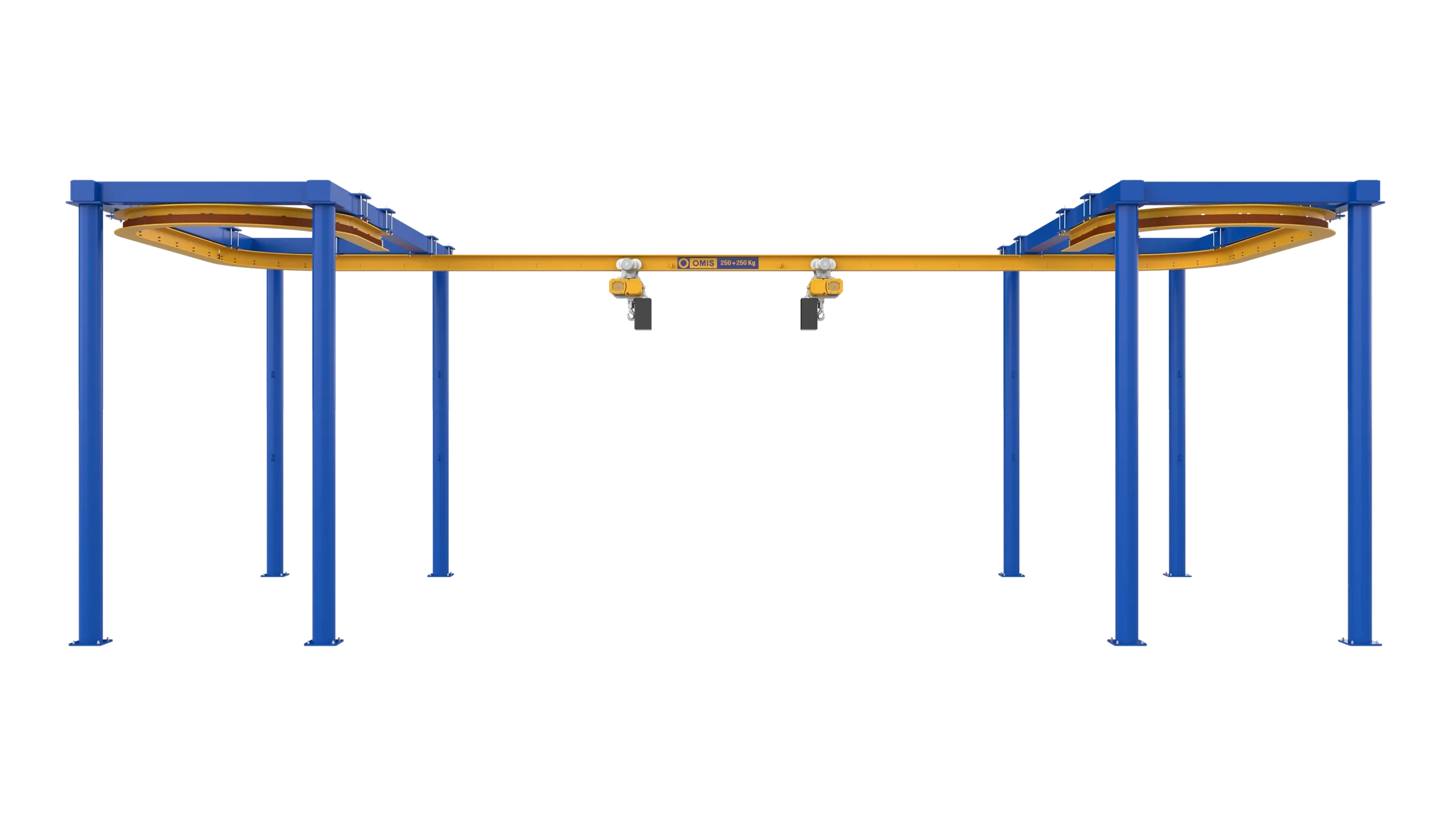 products and configurations - Curved monorail 250 250kg front Omis 