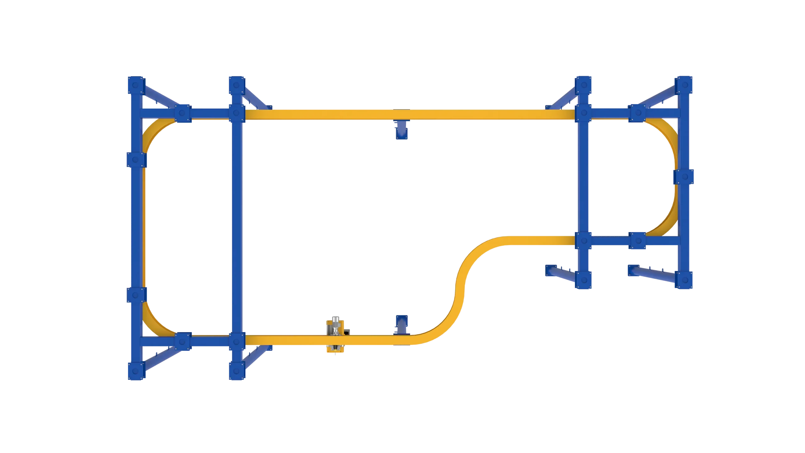 products and configurations - Curved monorail circuit 250kg top 3d Omis 