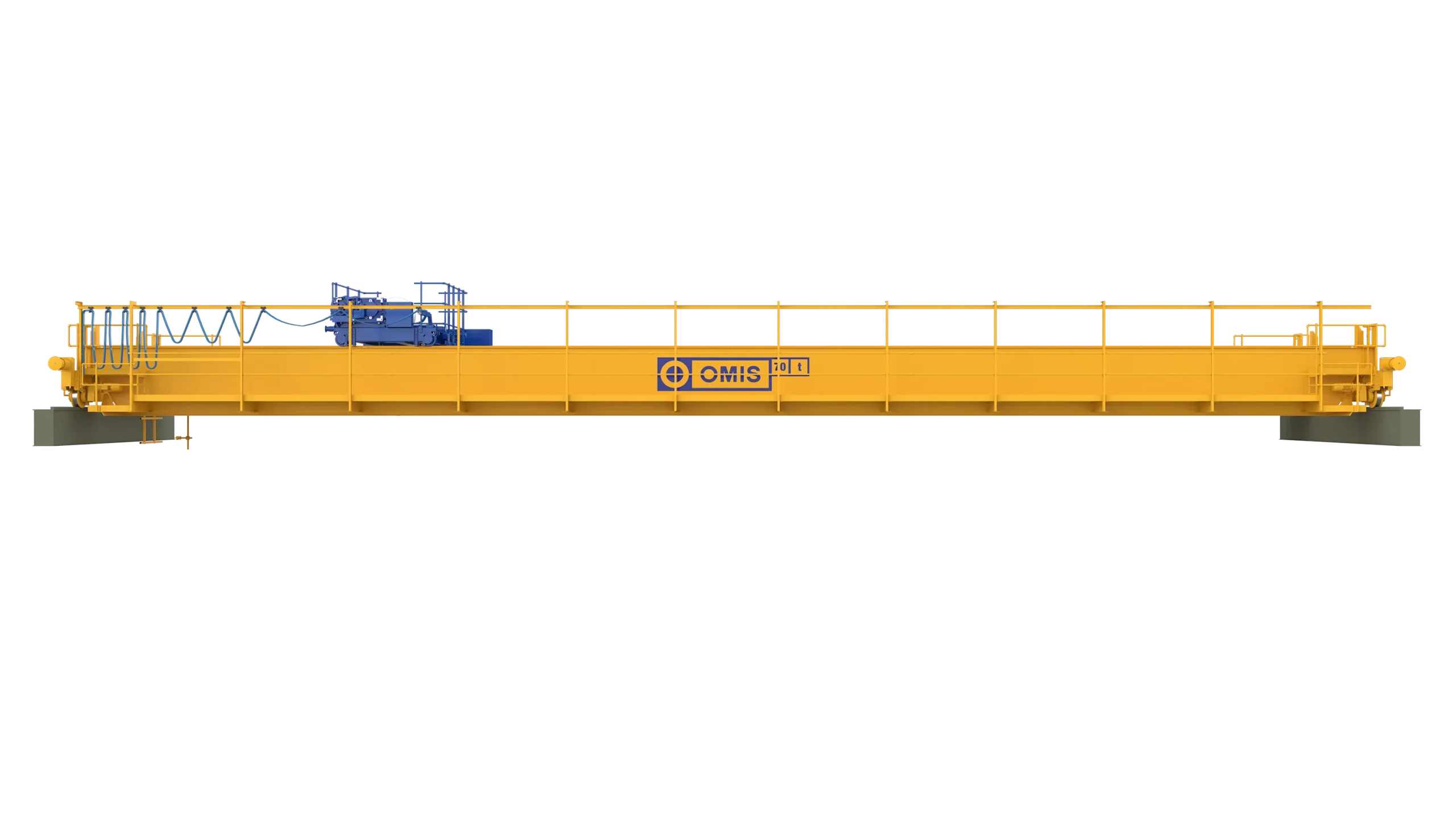 products and configurations - Double-girder bridge crane large capacity executive 70t front Omis 