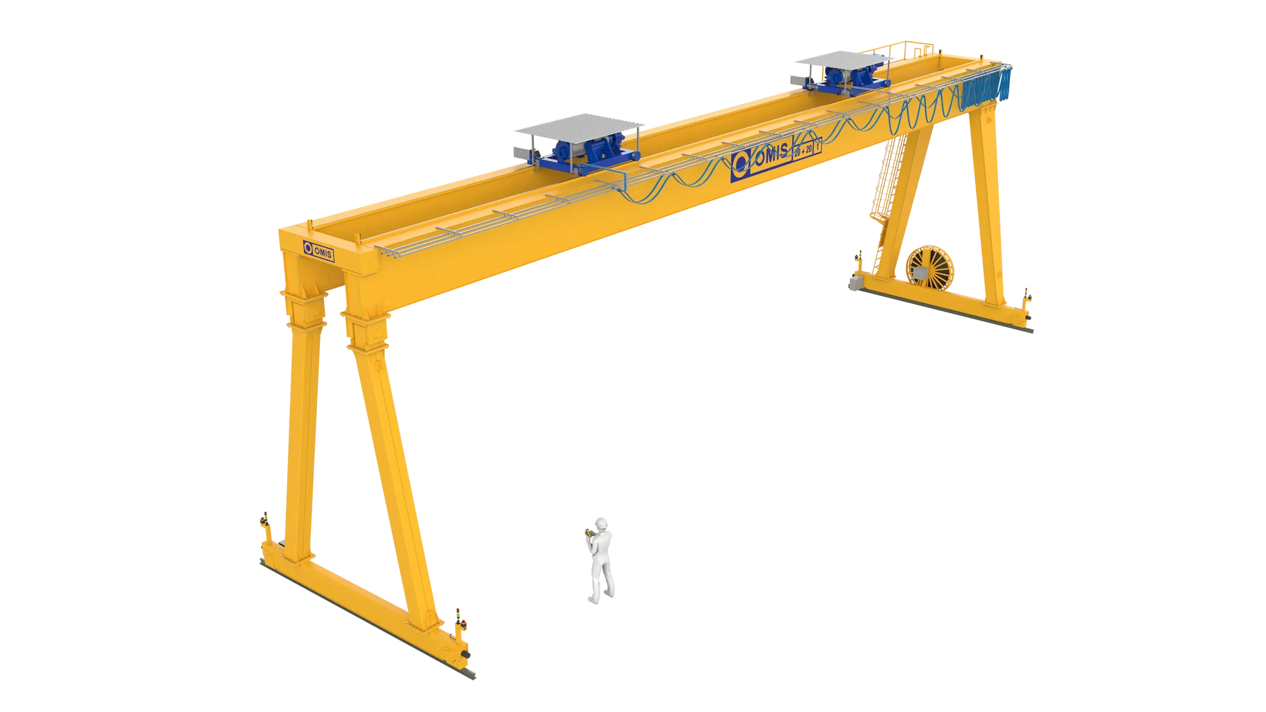 header - Double-girder gantry crane executive 20 20t 3d Omis 