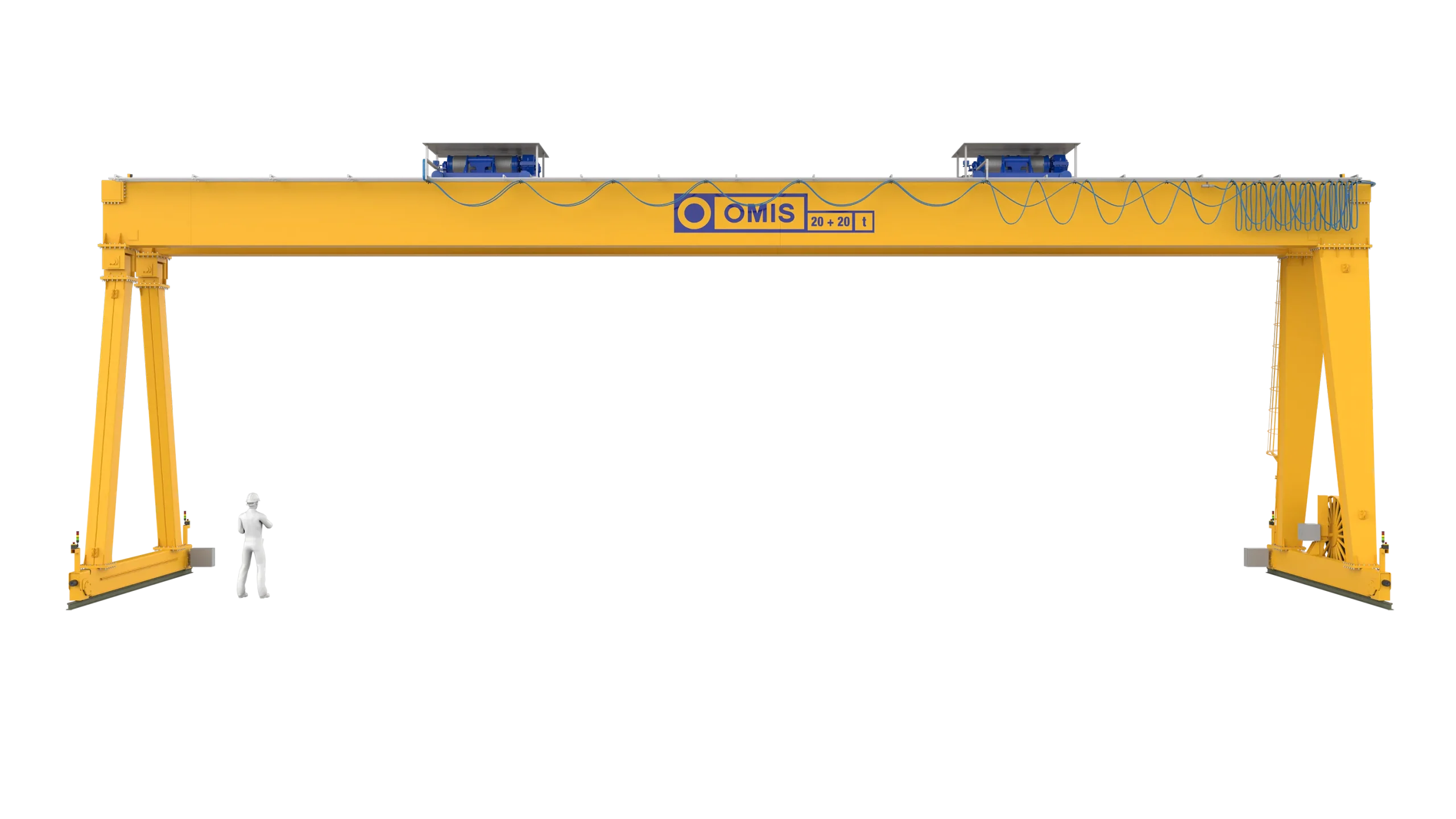 products and configurations - Double-girder gantry crane executive 20 20t front 3d Omis 