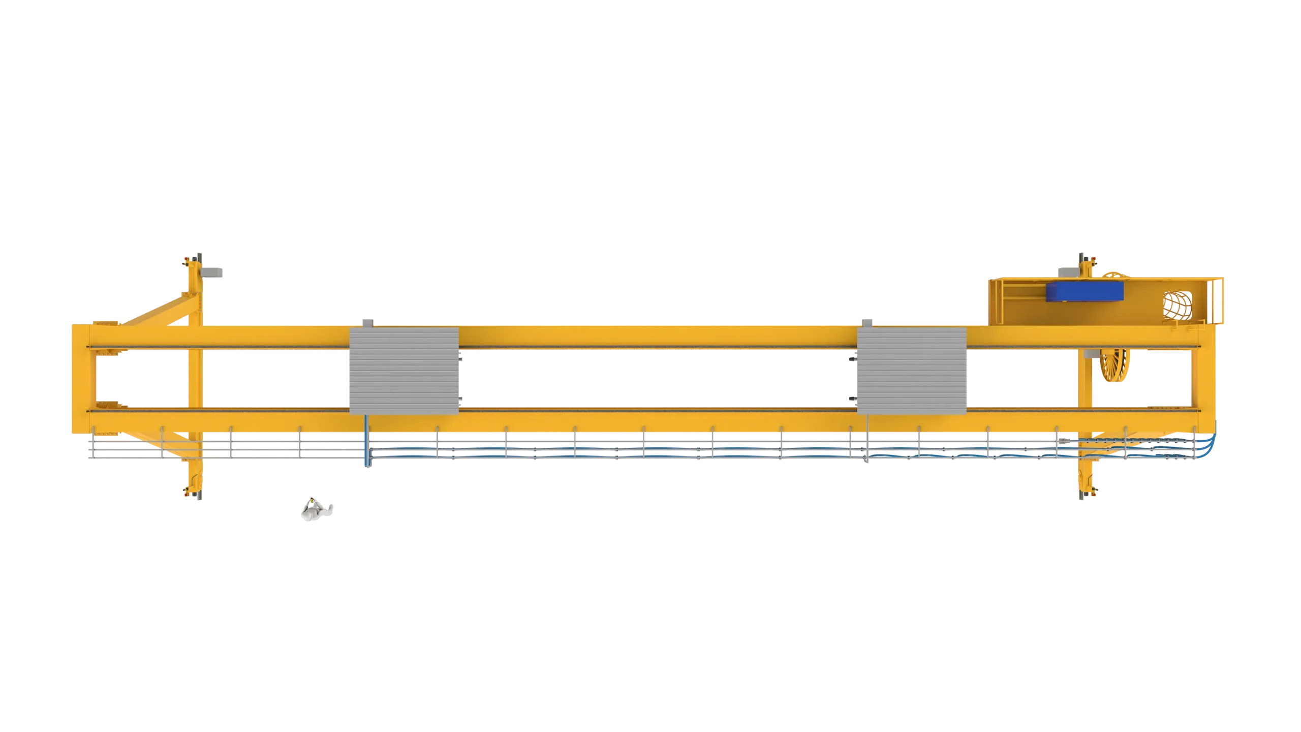 products and configurations - Double-girder gantry crane executive 20 20t top 3d Omis 