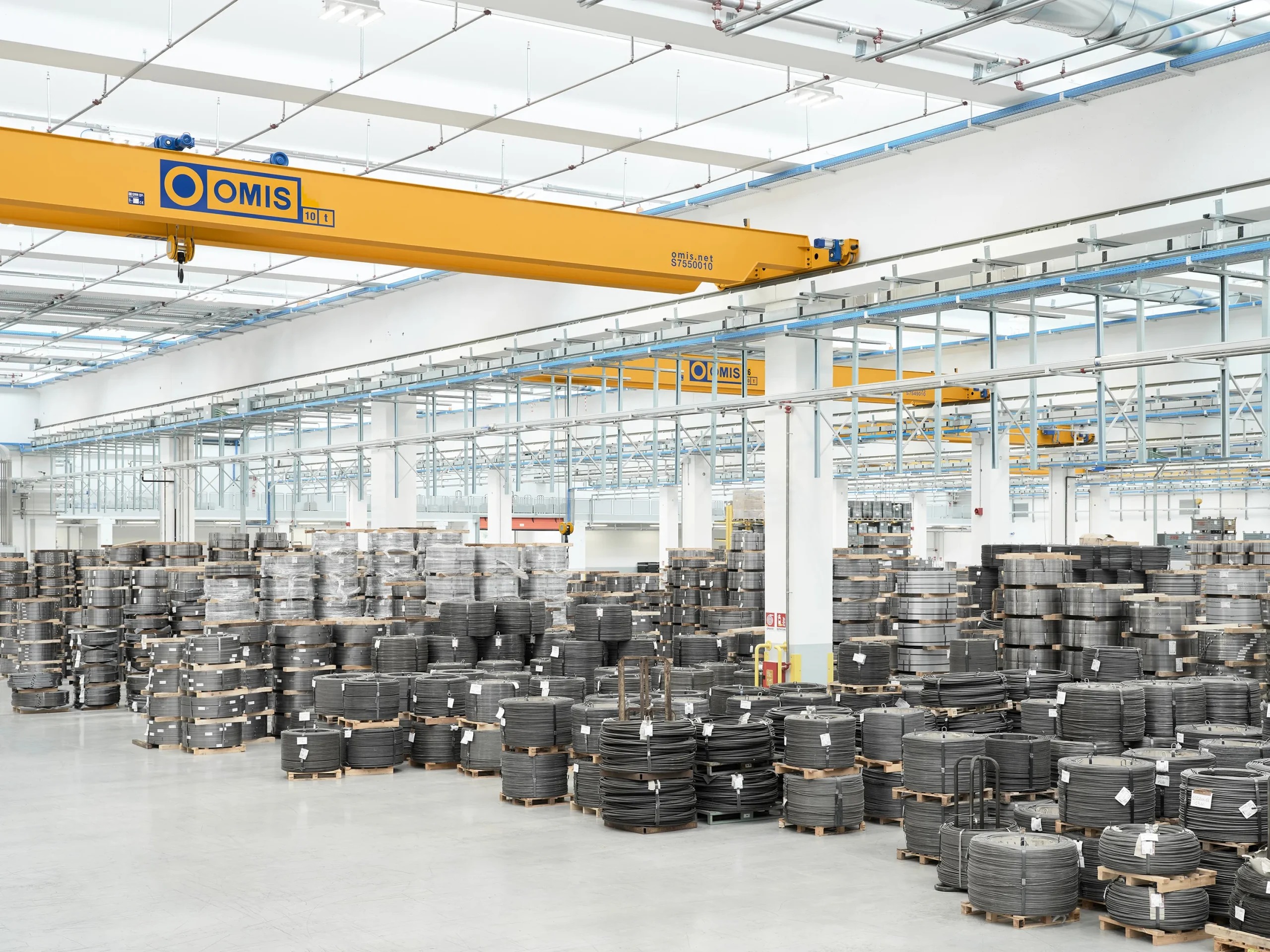 gallery - Double-girder overhead crane 10t storage unit view Omis 