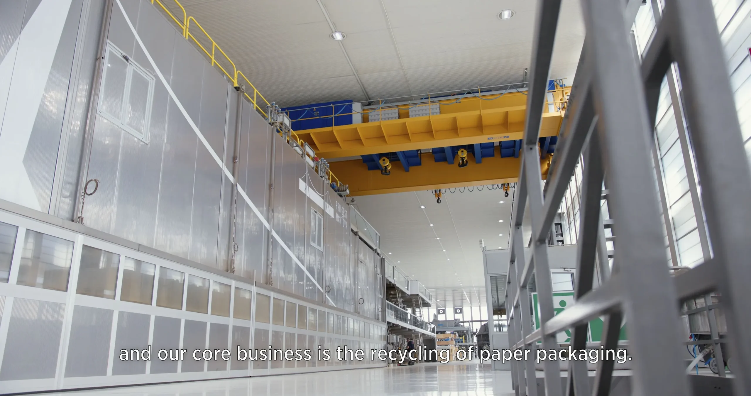 gallery - Double-girder overhead crane 80t progest side view Omis 