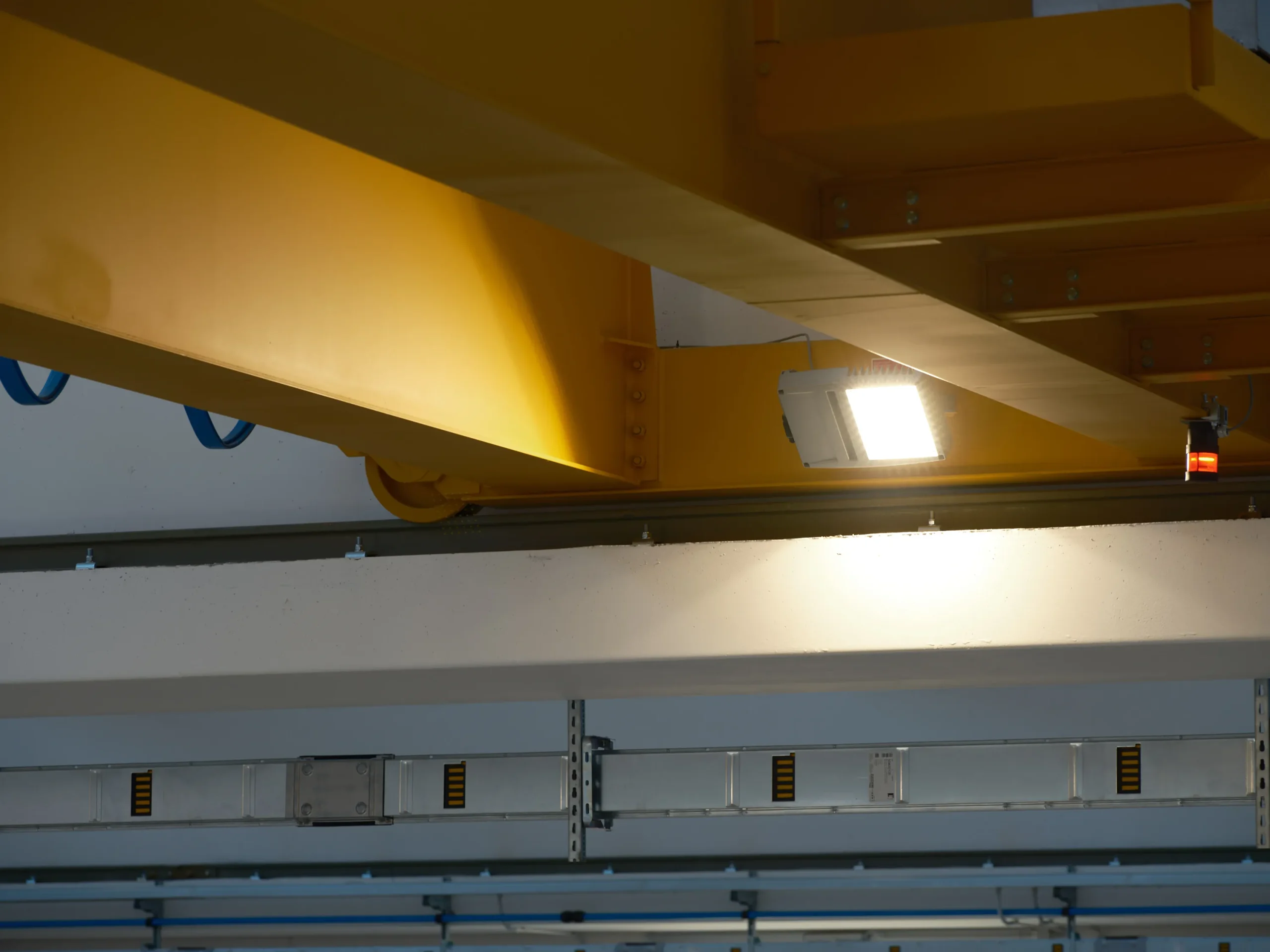 opzioni - Double-girder overhead crane optional led lamp illumination work area light Omis 