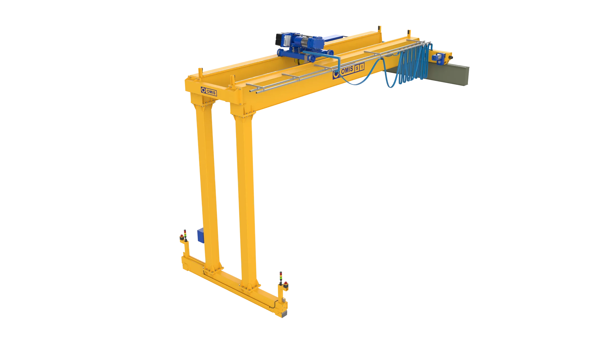 header - Double-girder semi-gantry executive 5t 3d Omis 