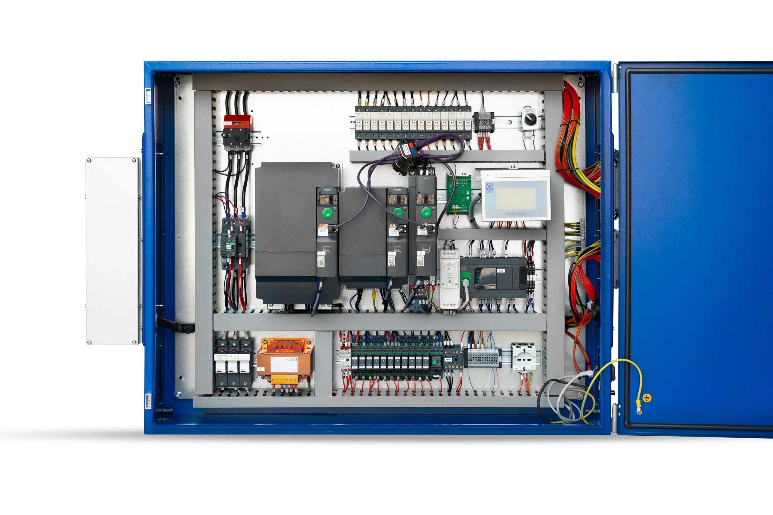 gallery - Electrical panels internal details inverter datalogger Omis 