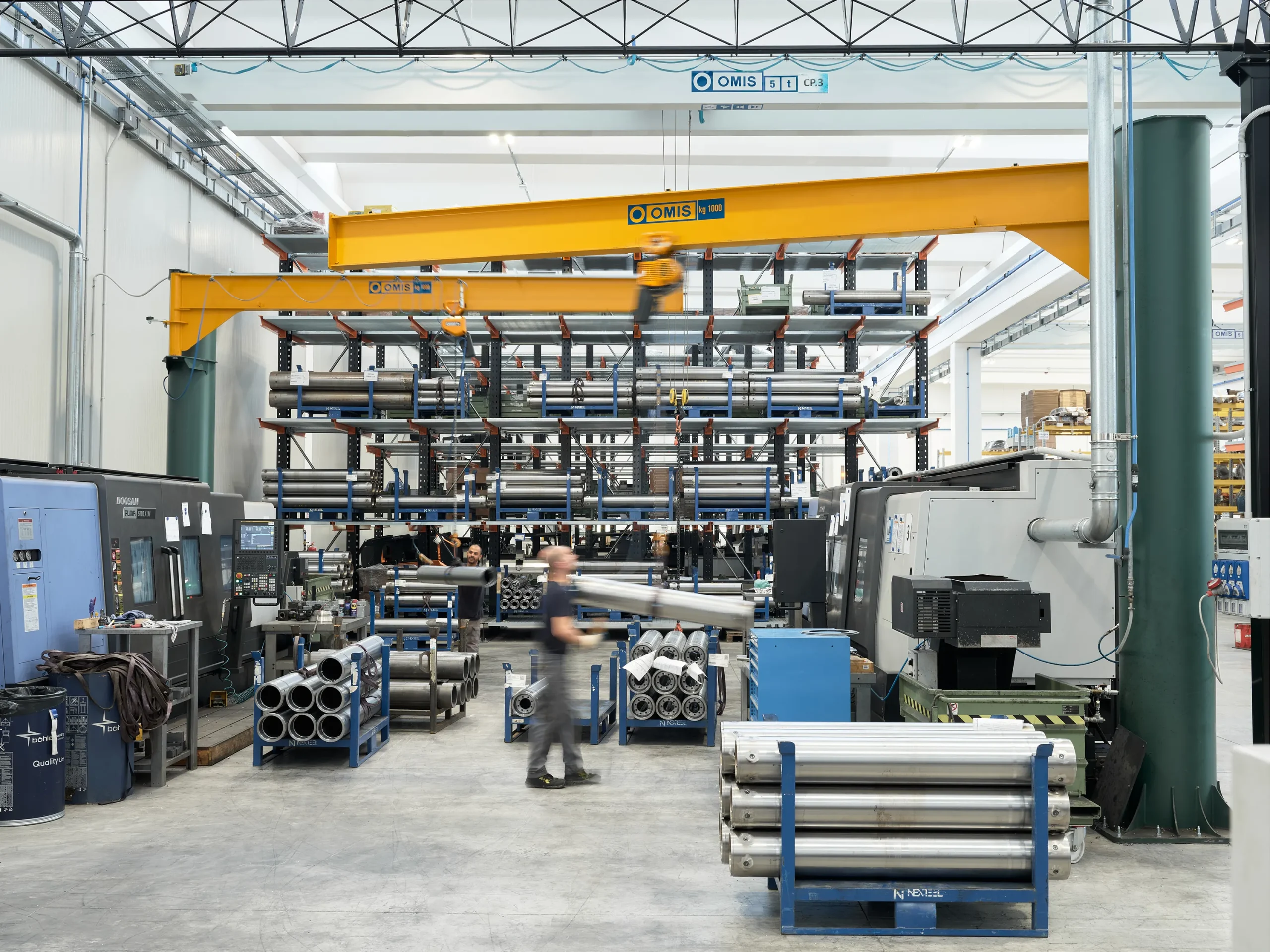 gallery - Jib crane 500kg ct workstations cnc nexteel Omis 