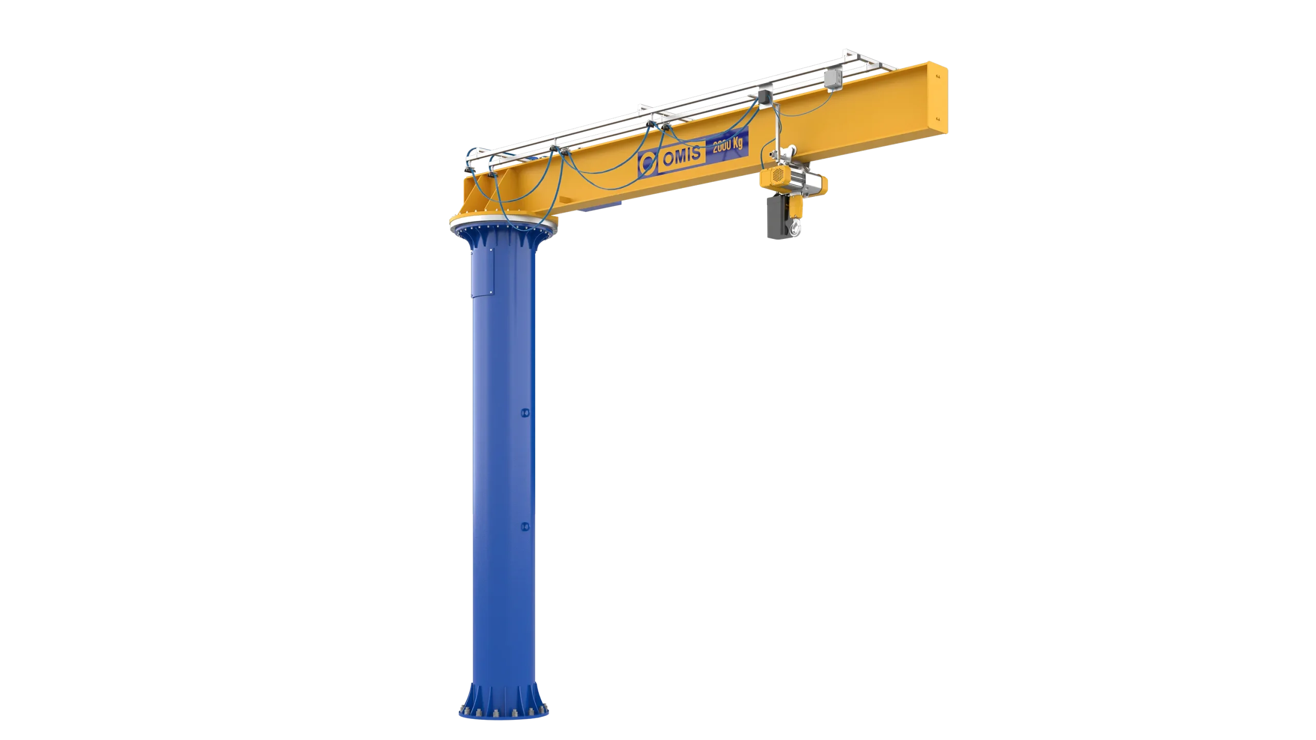 header - Jib crane be cantilever 2000kg 3d Omis 