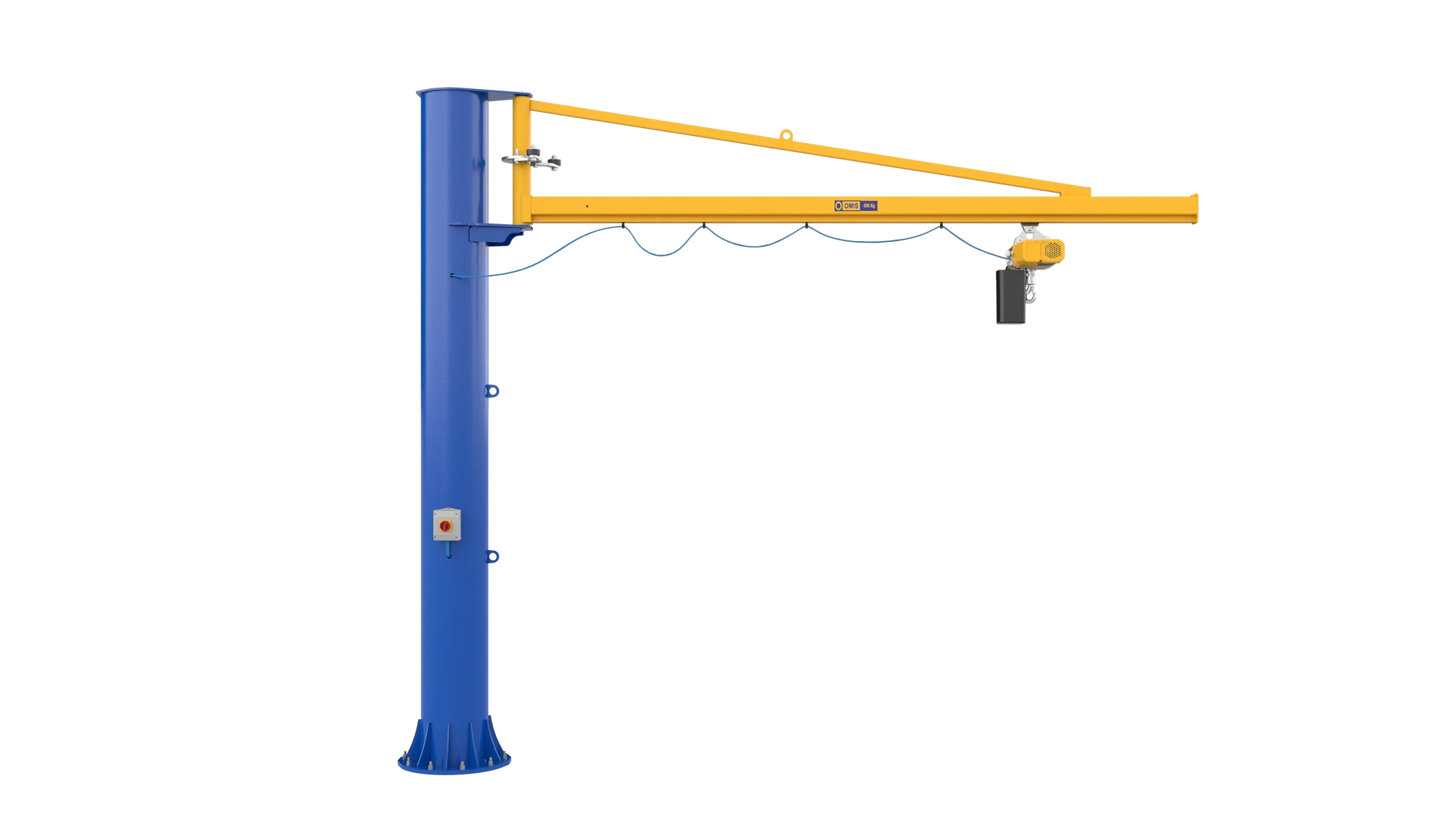 products and configurations - Jib crane c 500kg front 3d Omis 