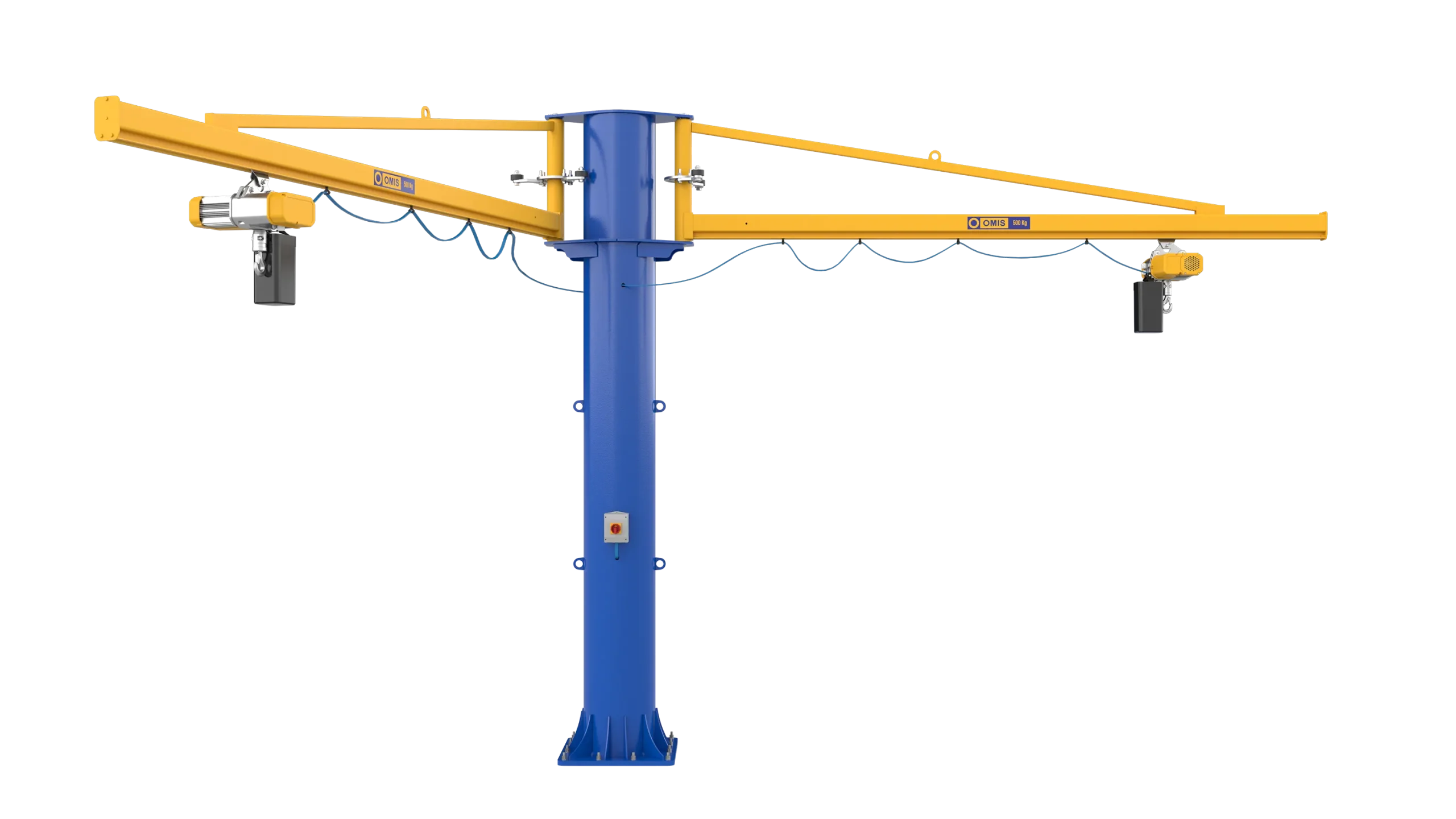 products and configurations - Jib crane c2b 500kg 500kg front 3d Omis 