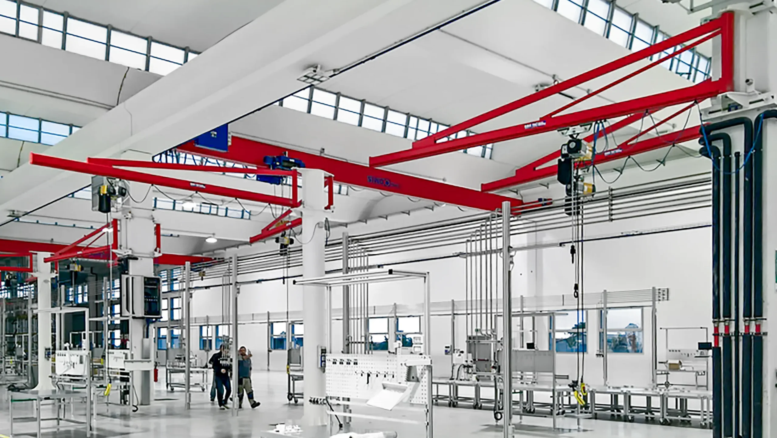 gallery - Jib crane c2b double boom 250kg product Omis 