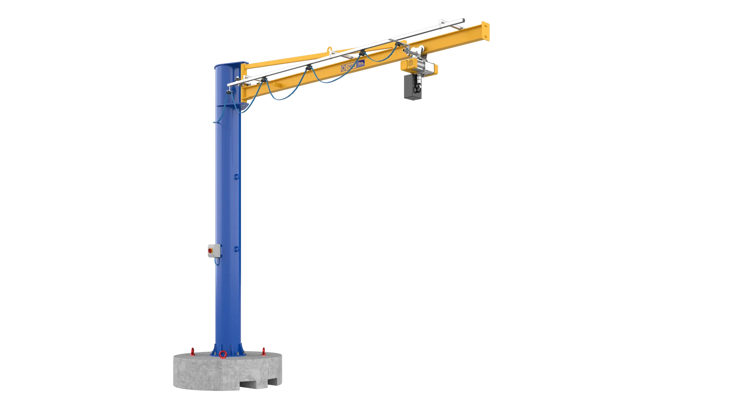 products and configurations - Jib crane c2tz 250kg 3d product Omis 