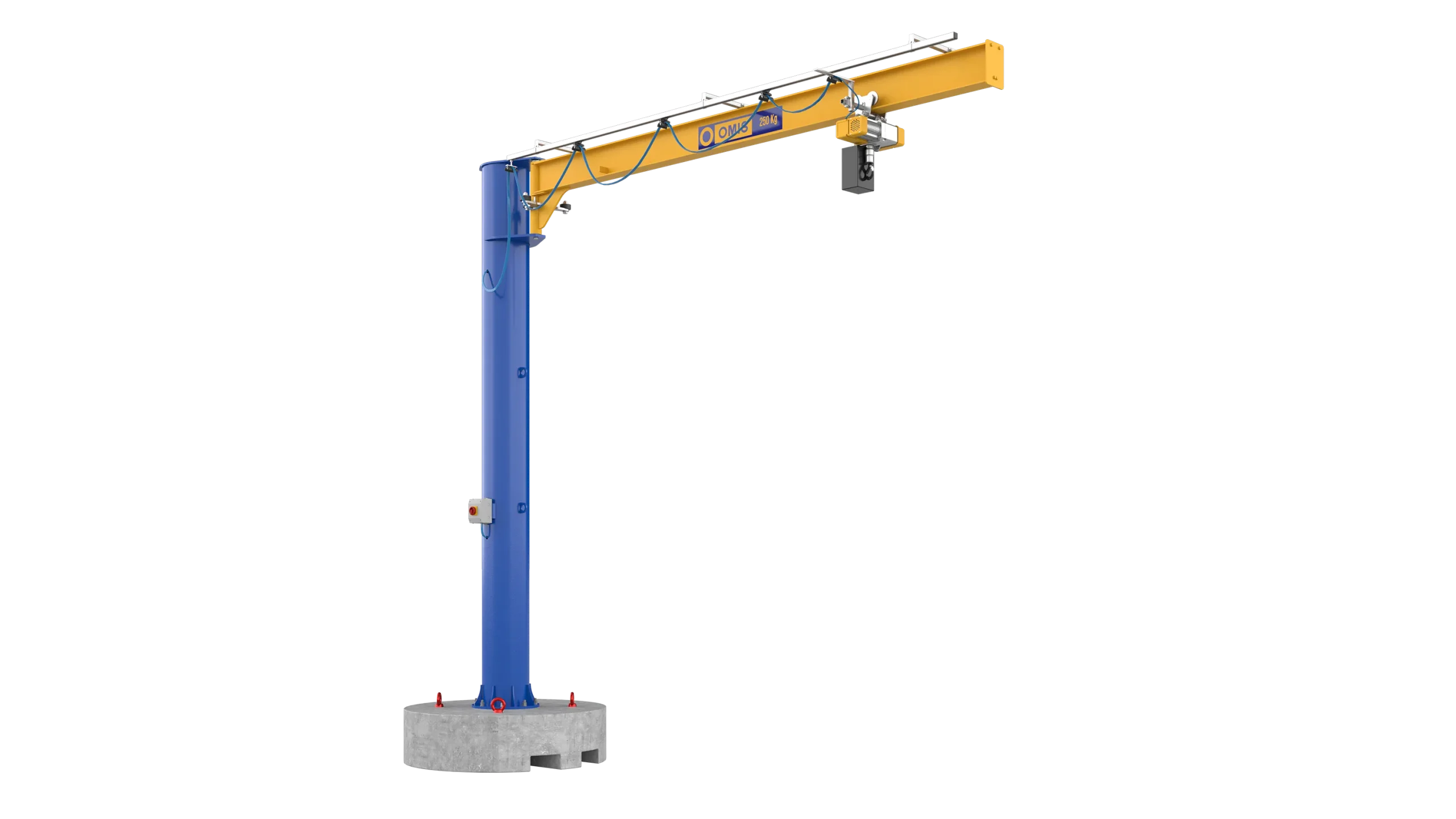 products and configurations - Jib crane ctz 250kg 3d product example Omis 