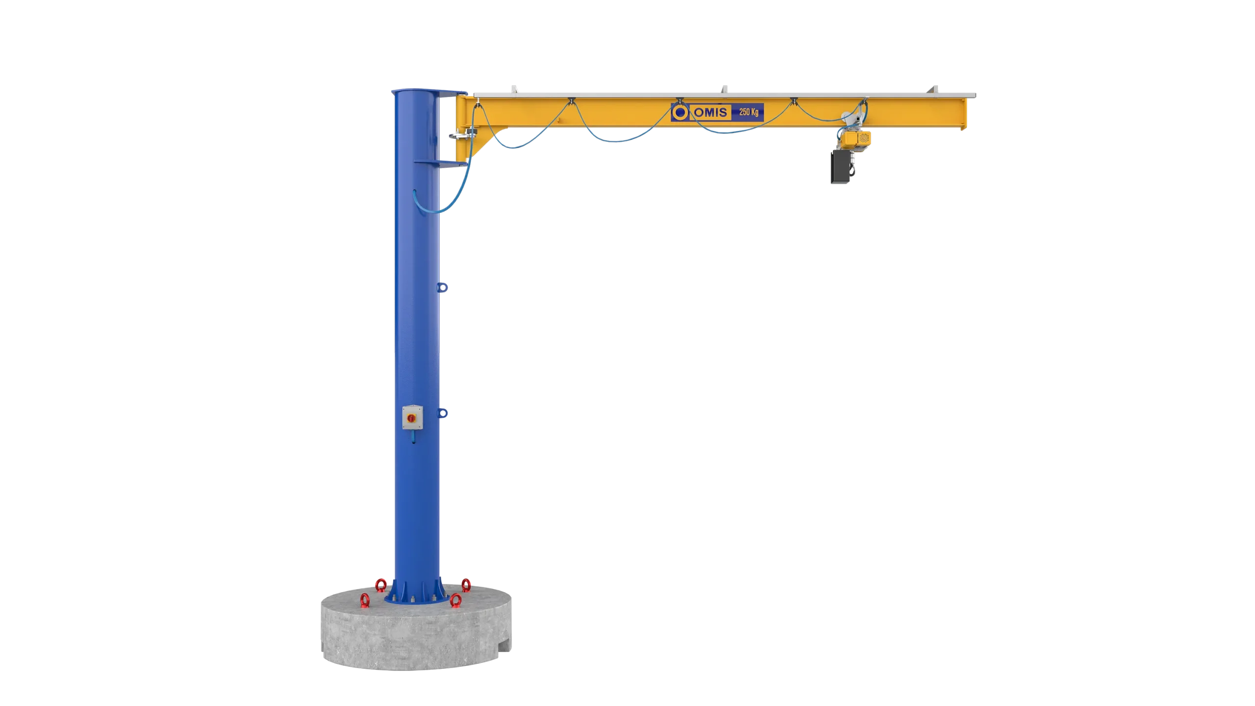 products and configurations - Jib crane ctz 250kg front 3d product Omis 