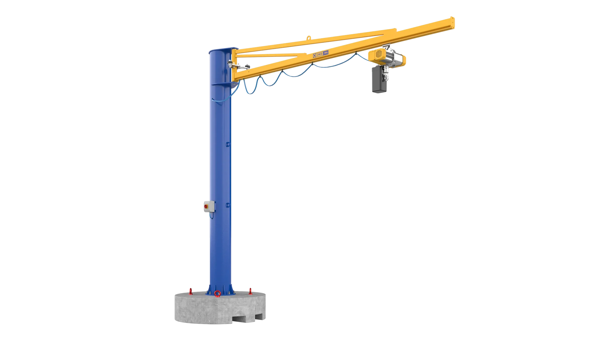 products and configurations - Jib crane cz 250kg 3d optional product Omis 