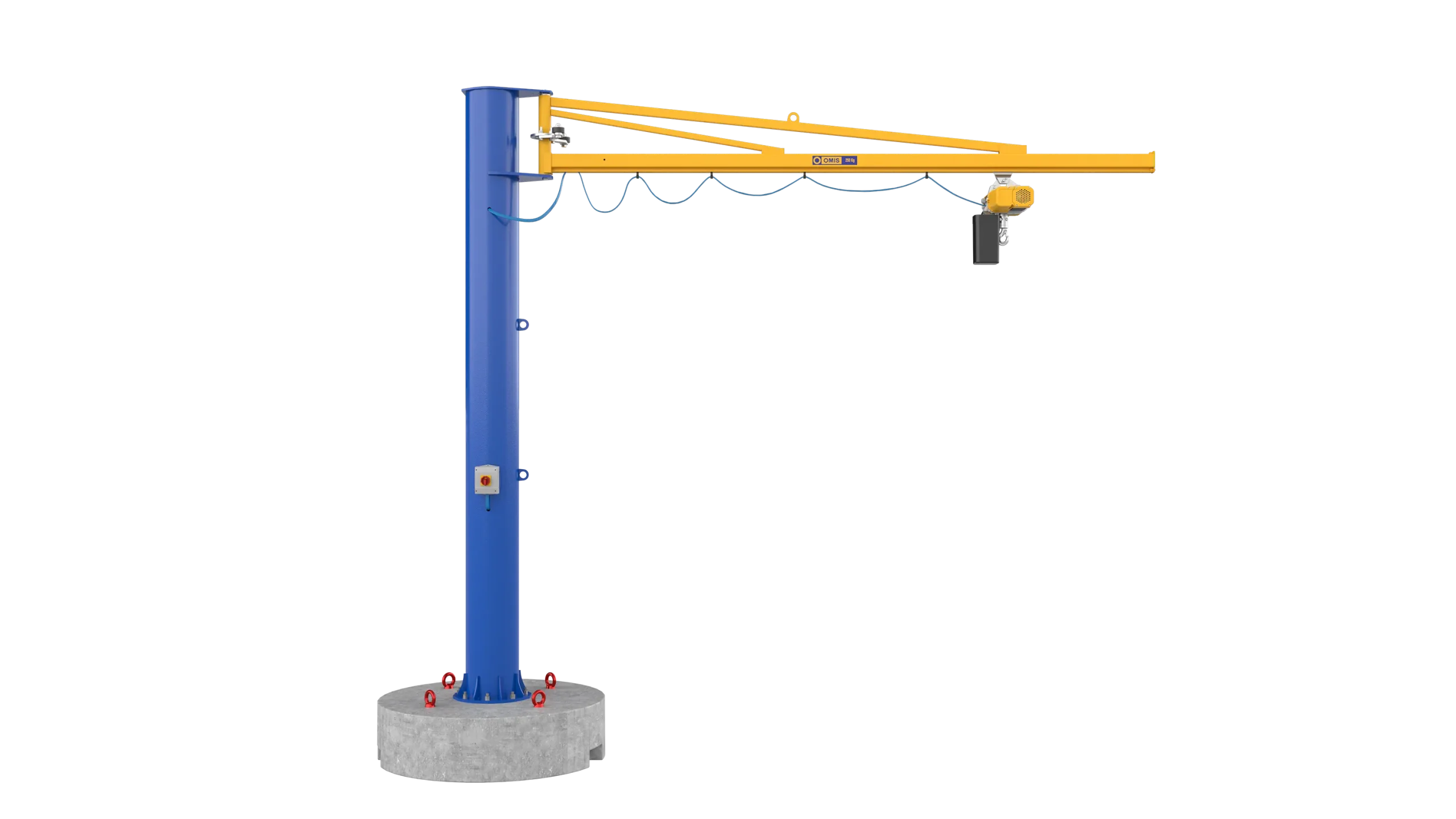 products and configurations - Jib crane cz 250kg front optional 3d Omis 