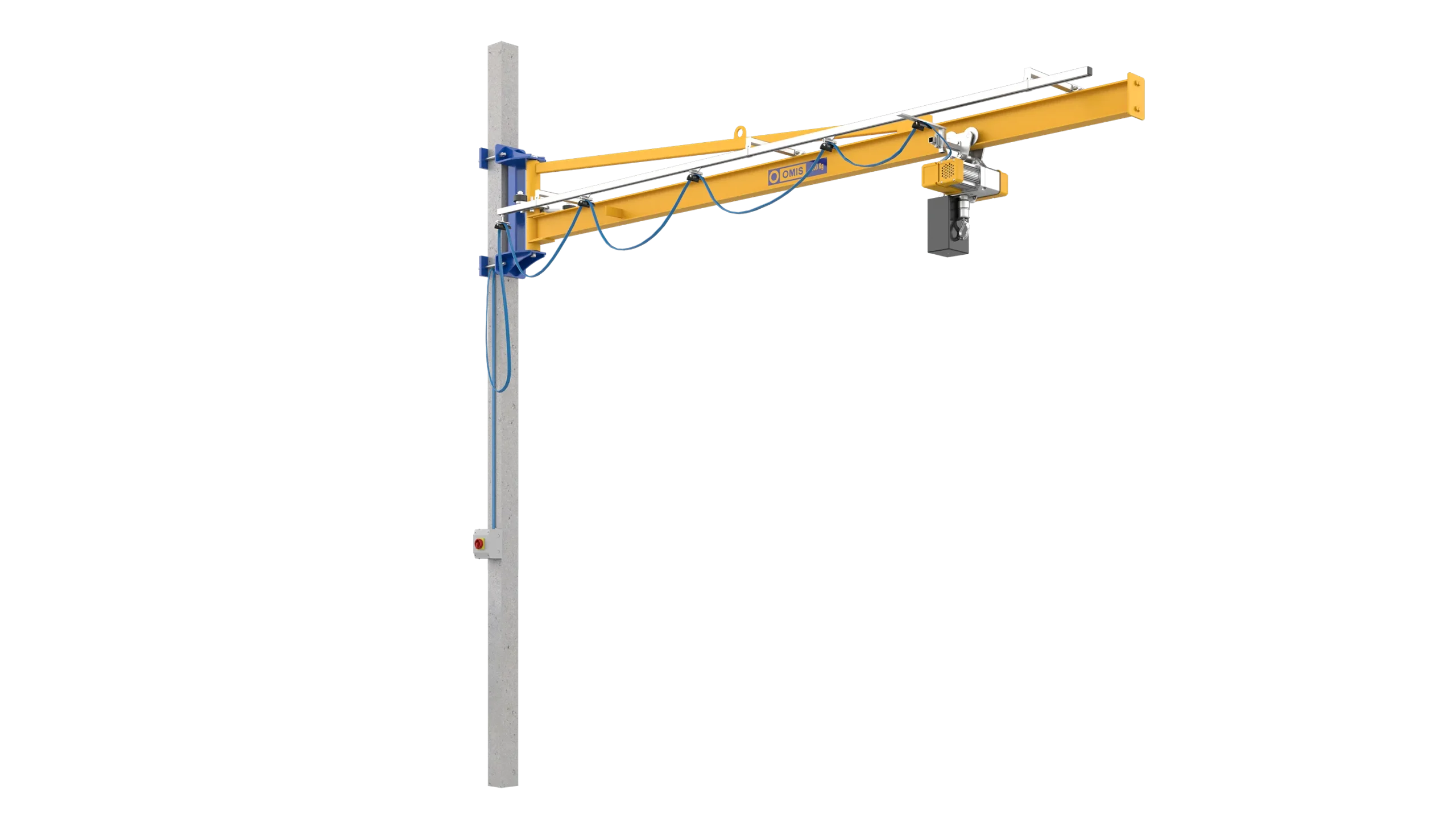 products and configurations - Jib crane m2t 250kg narrow connection 3d Omis 