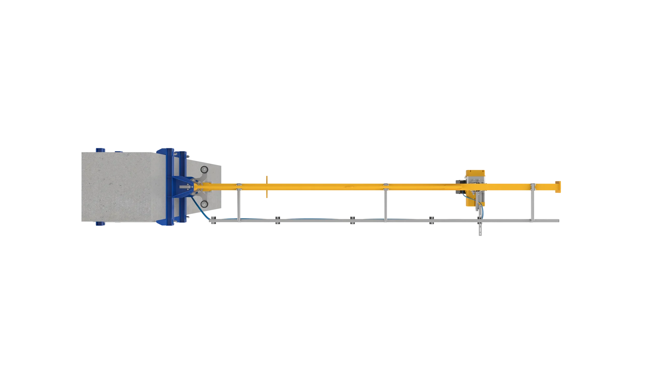 products and configurations - Jib crane m2t 250kg wide connection top 3d Omis 