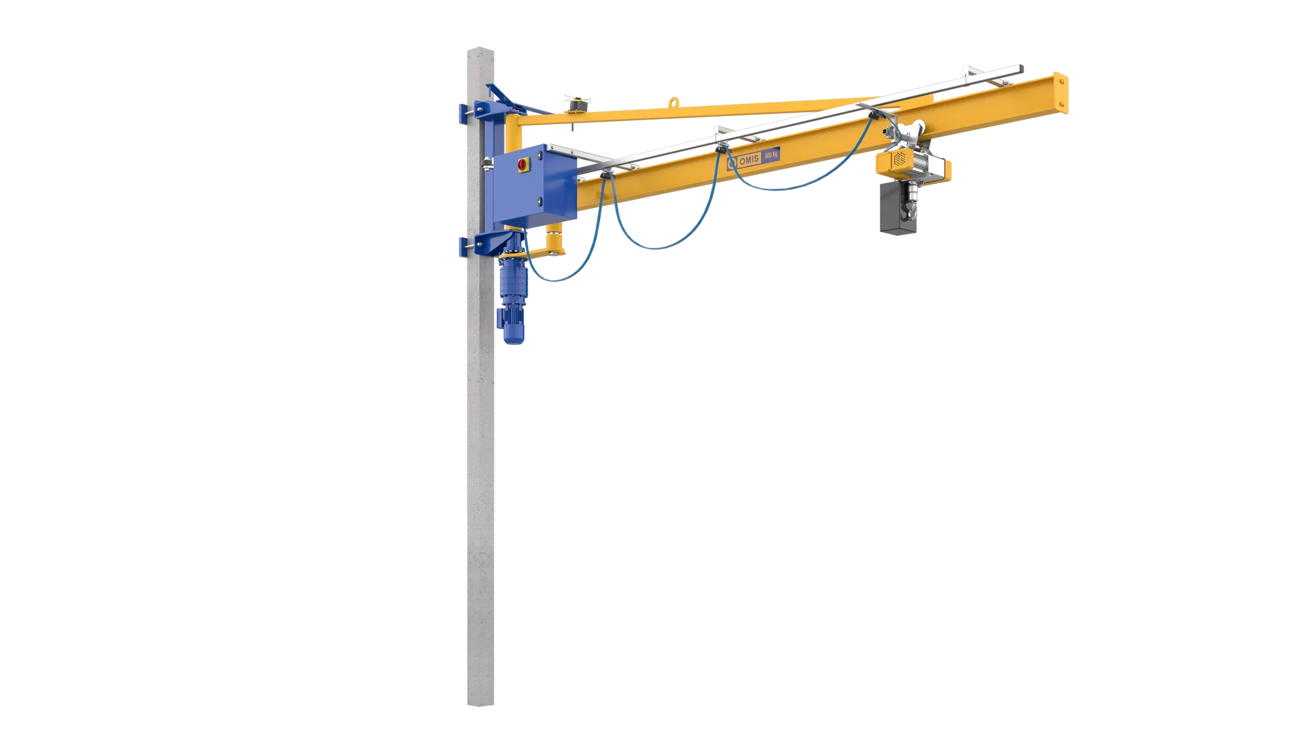 products and configurations - Jib crane m2te 500kg narrow connection 3d Omis 