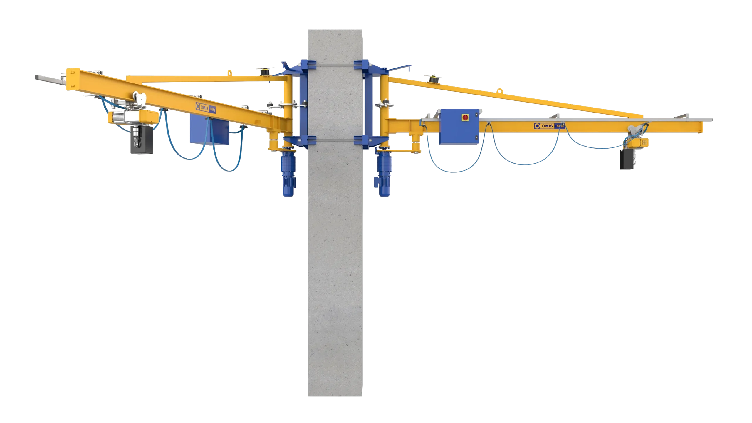 header - Jib crane m2te m2te 500kg wide connection front 3d Omis 