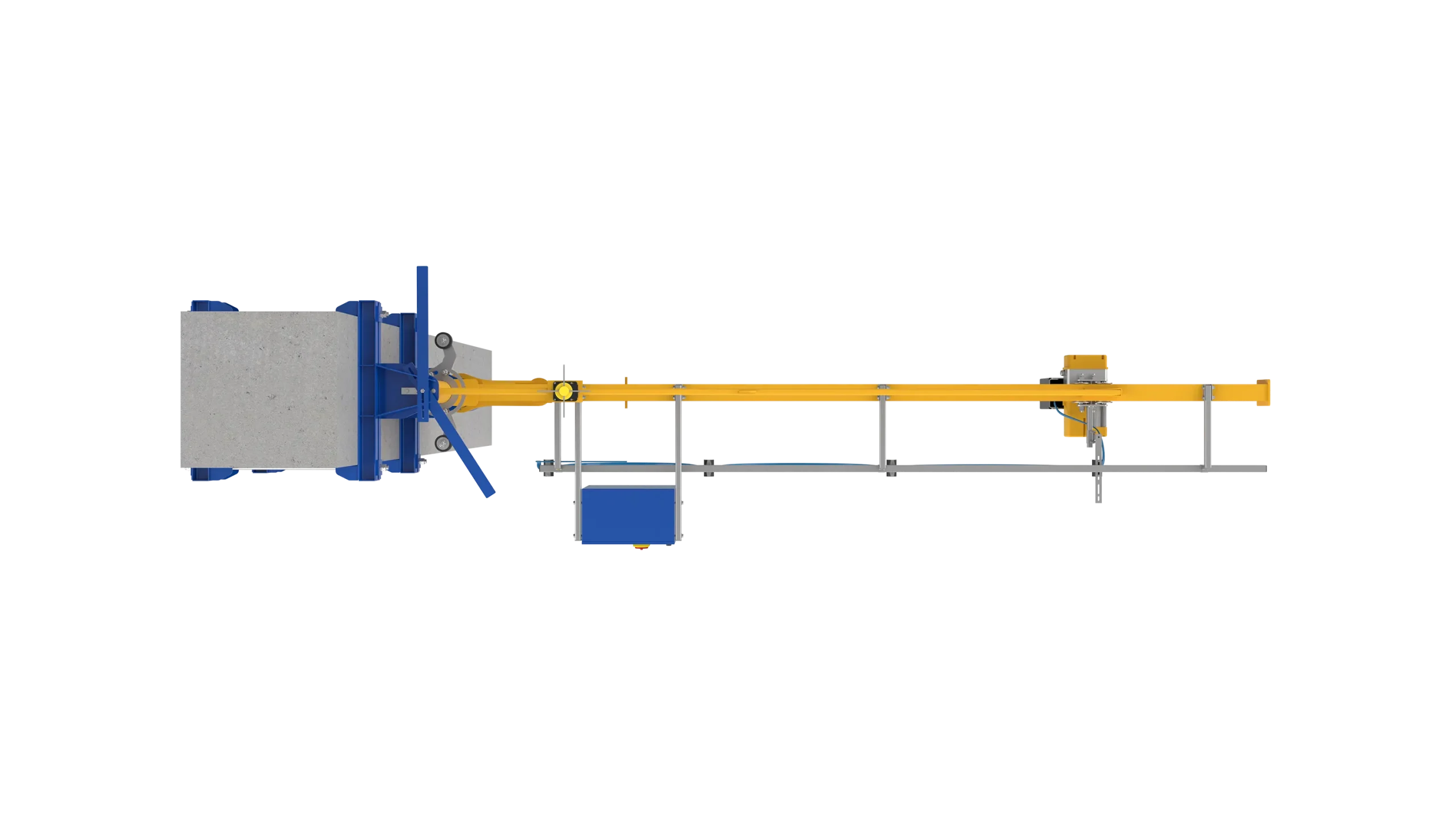 products and configurations - Jib crane m2te wide connection top 3d Omis 