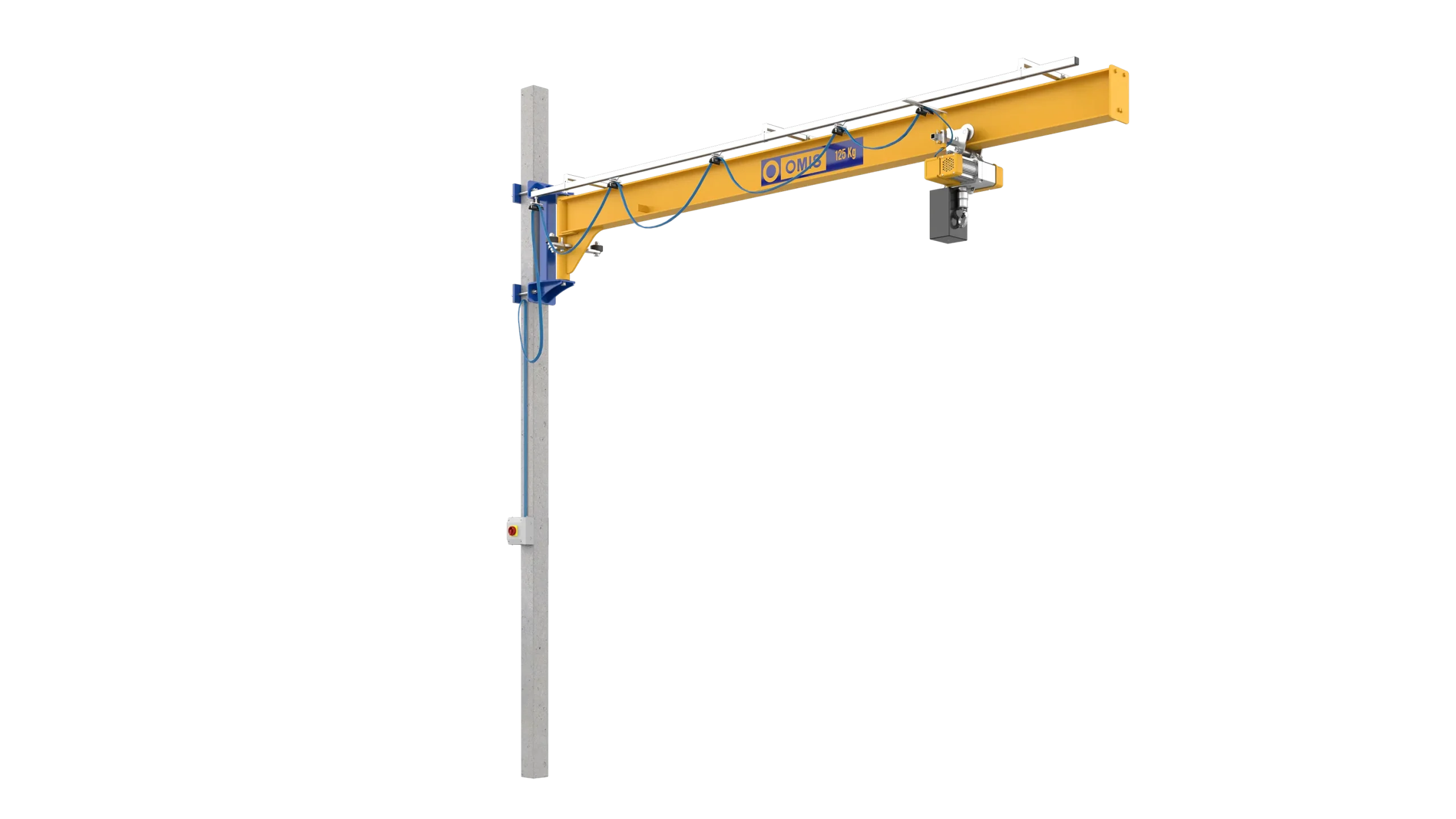 products and configurations - Jib crane mt 125kg narrow connection 3d Omis 