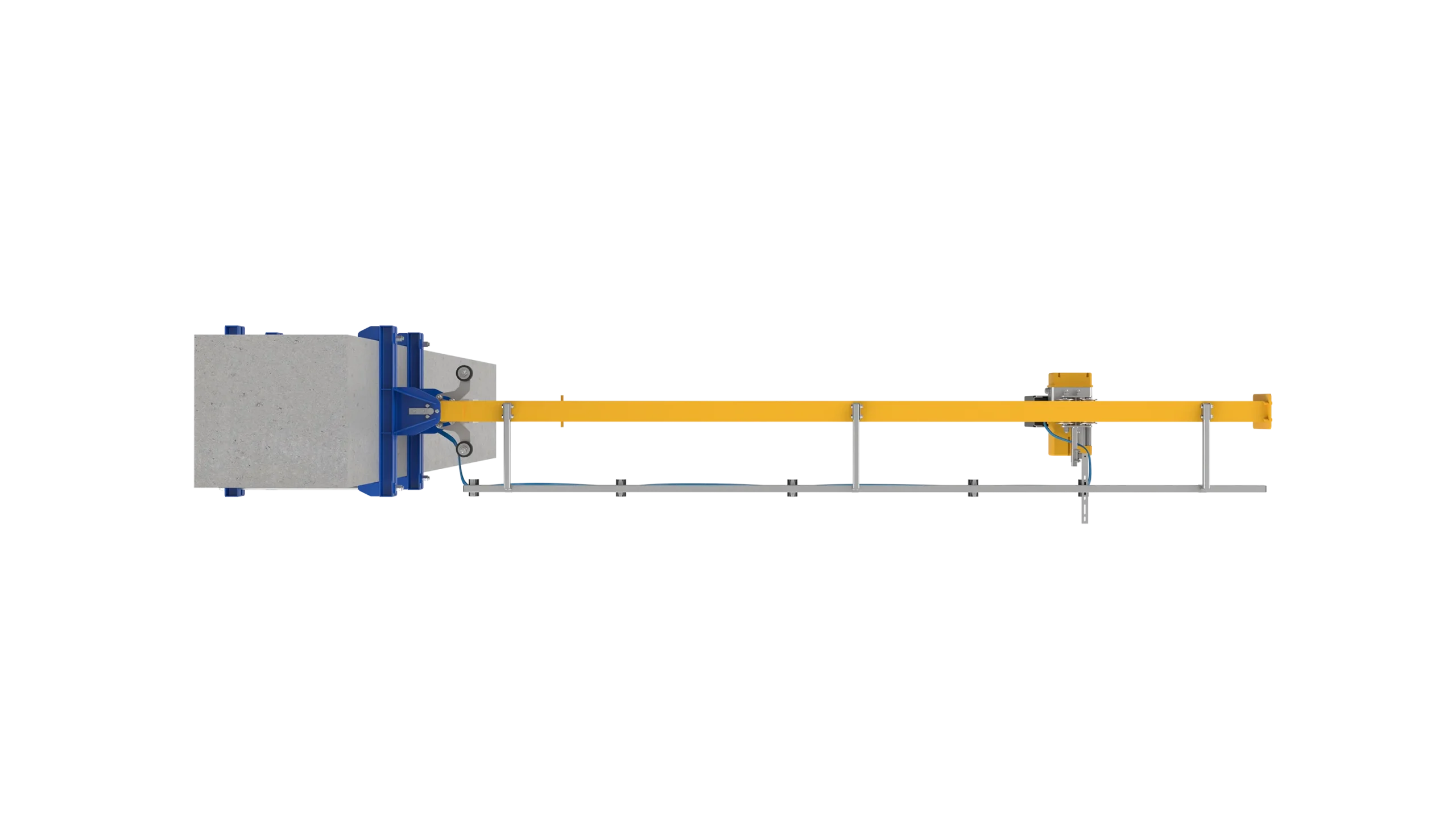 products and configurations - Jib crane mt 250kg wide connection top 3d Omis 