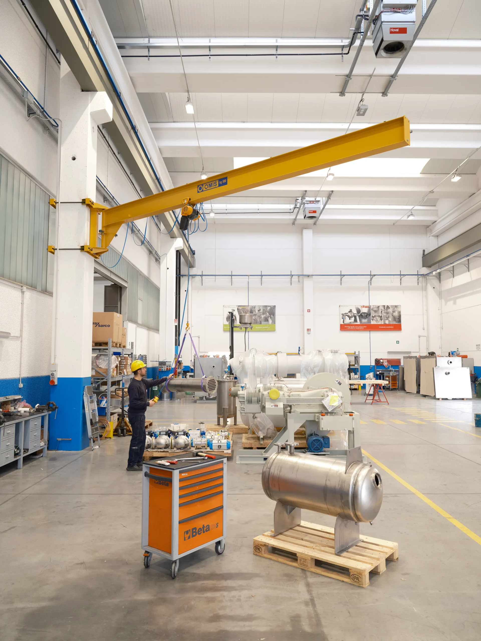 gallery - Jib crane mt 500kg production Omis lifting component production omis 