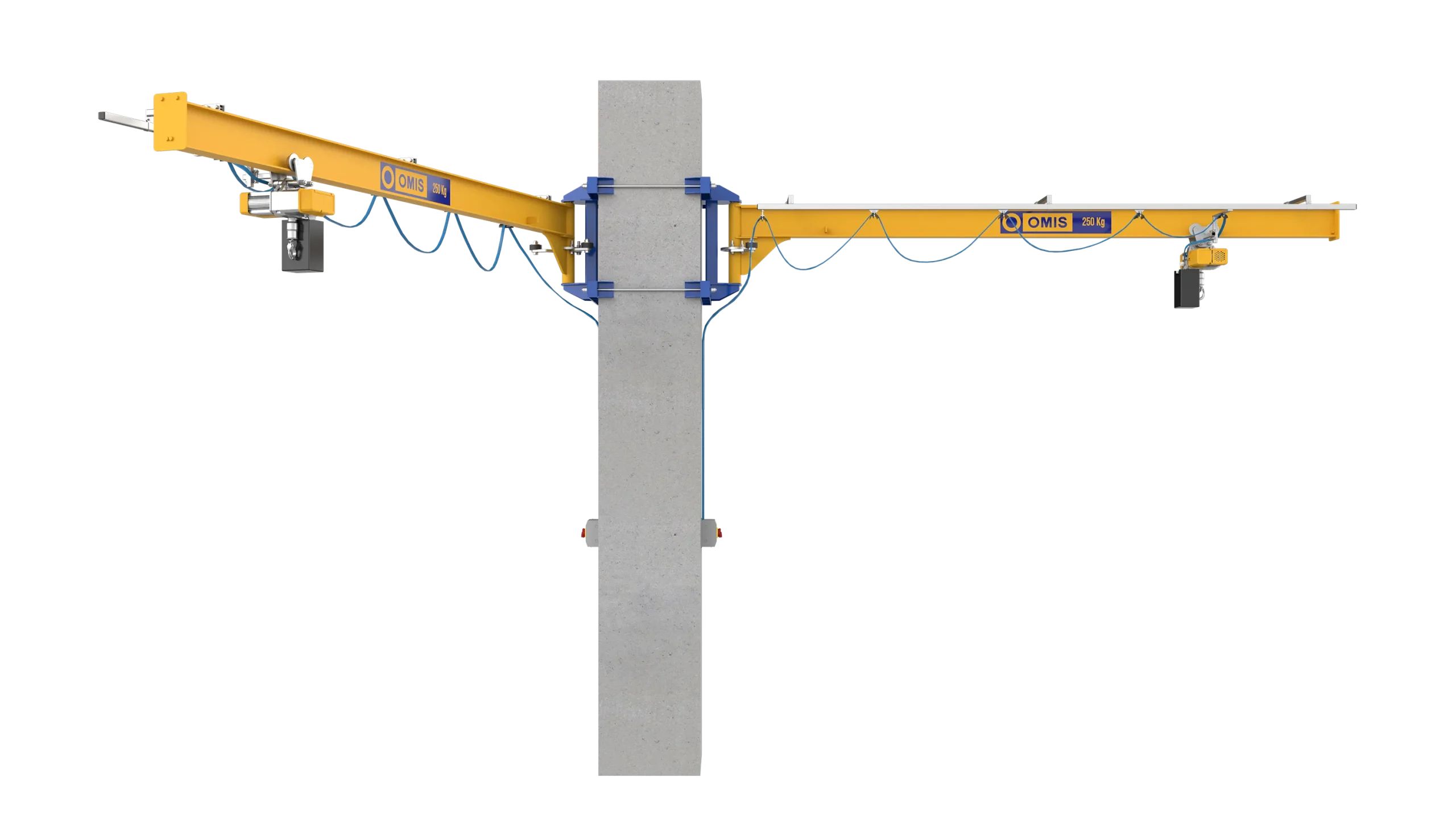 header - Jib crane mt mt 250kg wide connection front 3d Omis 