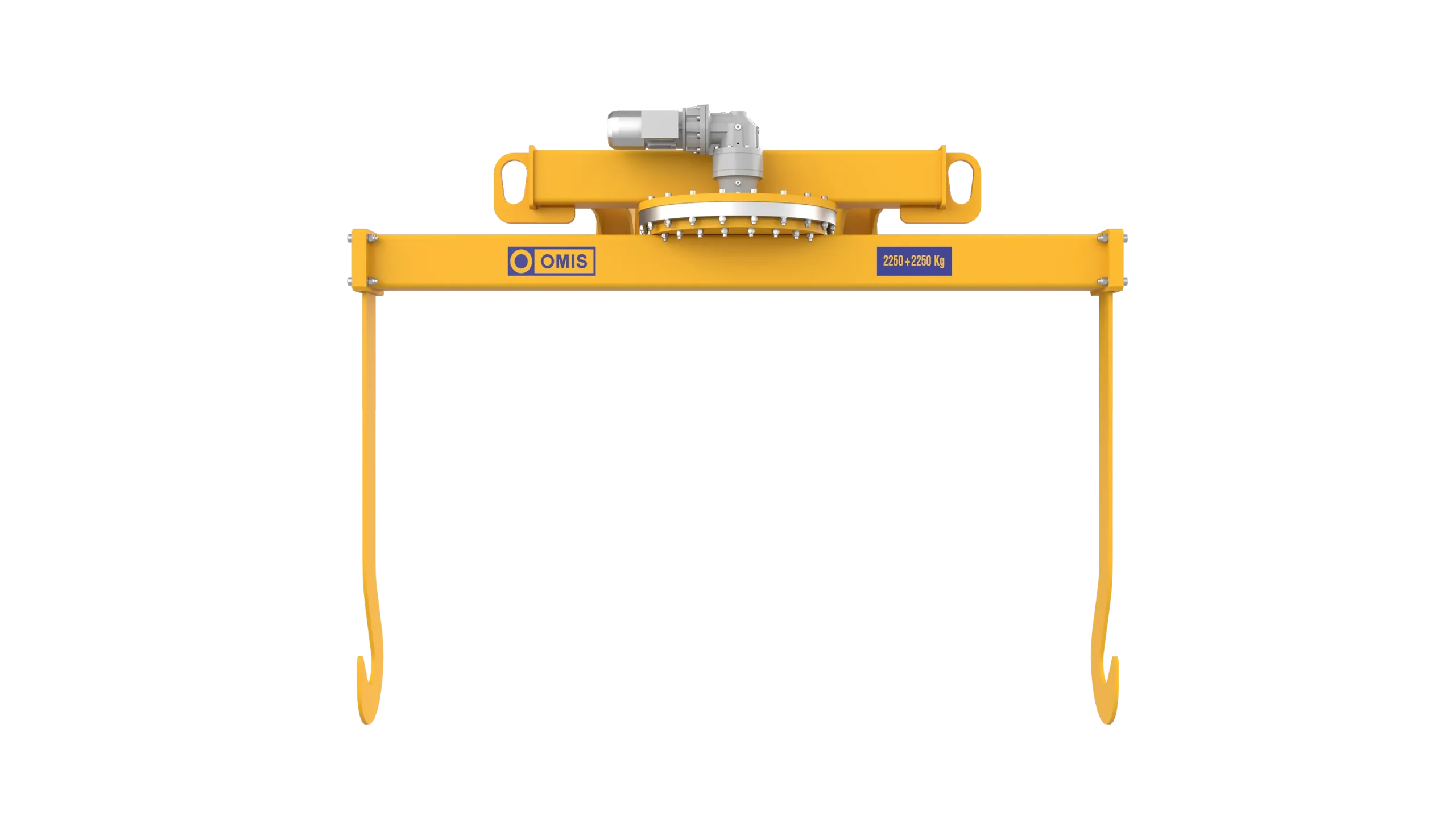 products and configurations - Lifting beam bilir powered slew ring 2250 2250kg front Omis 