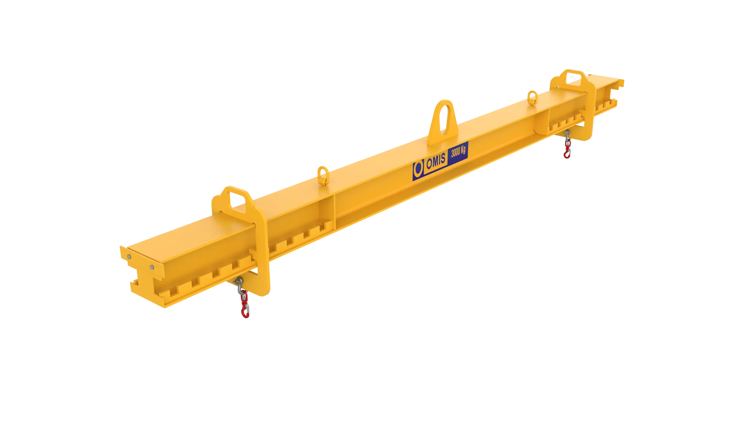 header - Lifting beam bilis adjustable hooks 3000kg Omis 