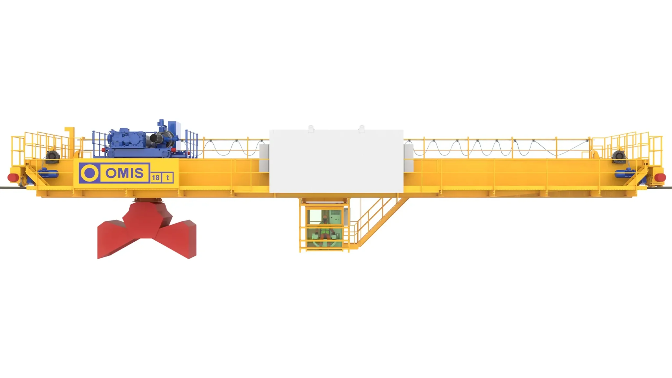 overhead-crane-18t-with-driver-cab-front-view-omis overhead-crane-18t-with-driver-cab-front-view-omis