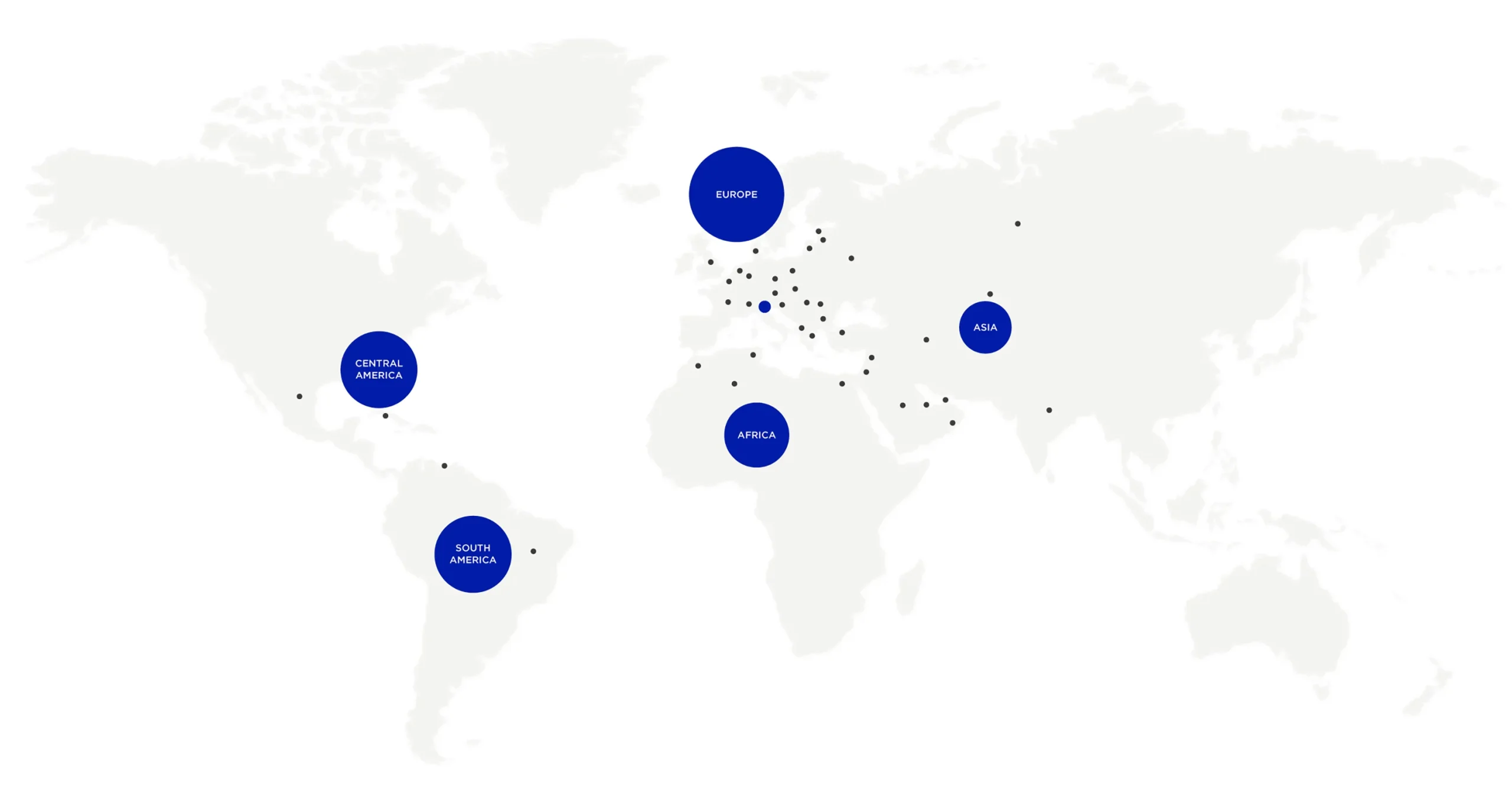 picture collage - Presence global distribution centres Omis 