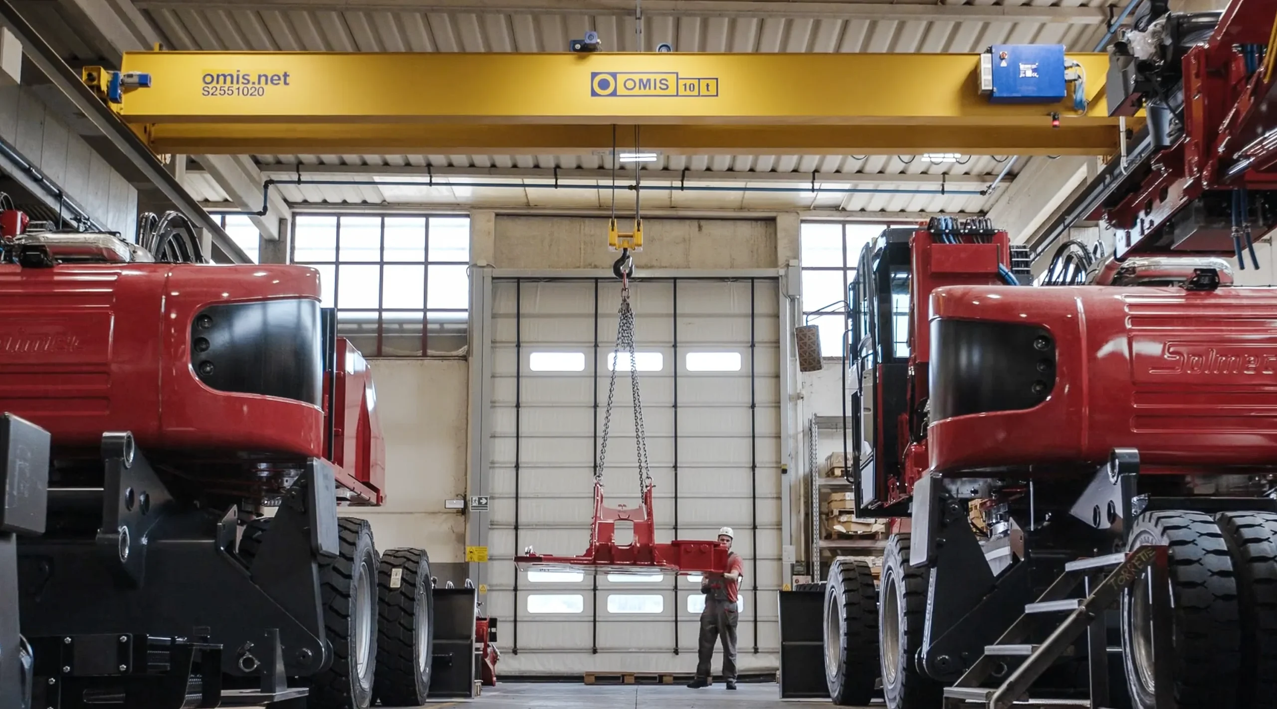 gallery - Profile double-girder overhead crane 10t solmec Omis 