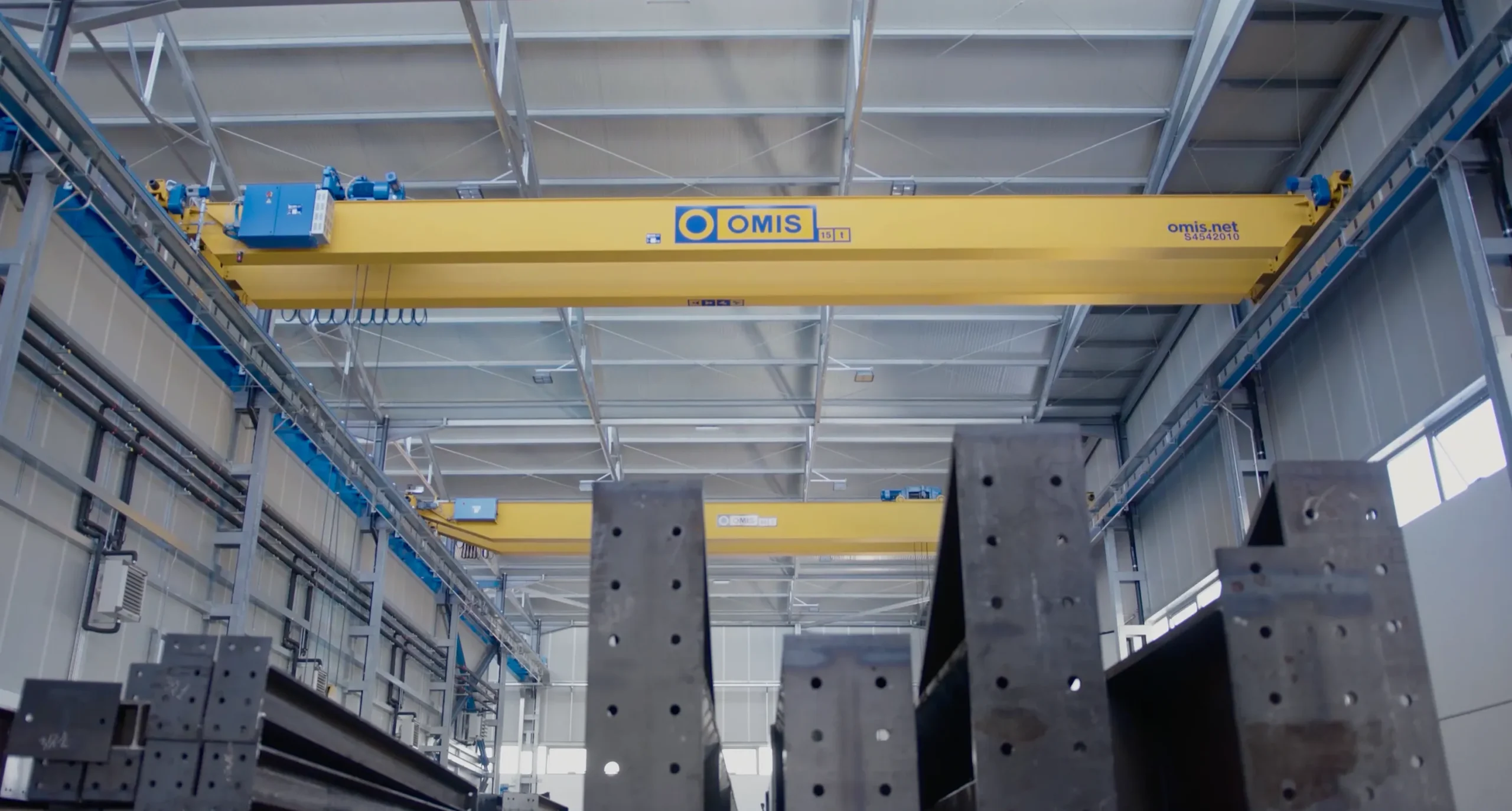 gallery - Profile double-girder overhead crane 15t alessi Omis 