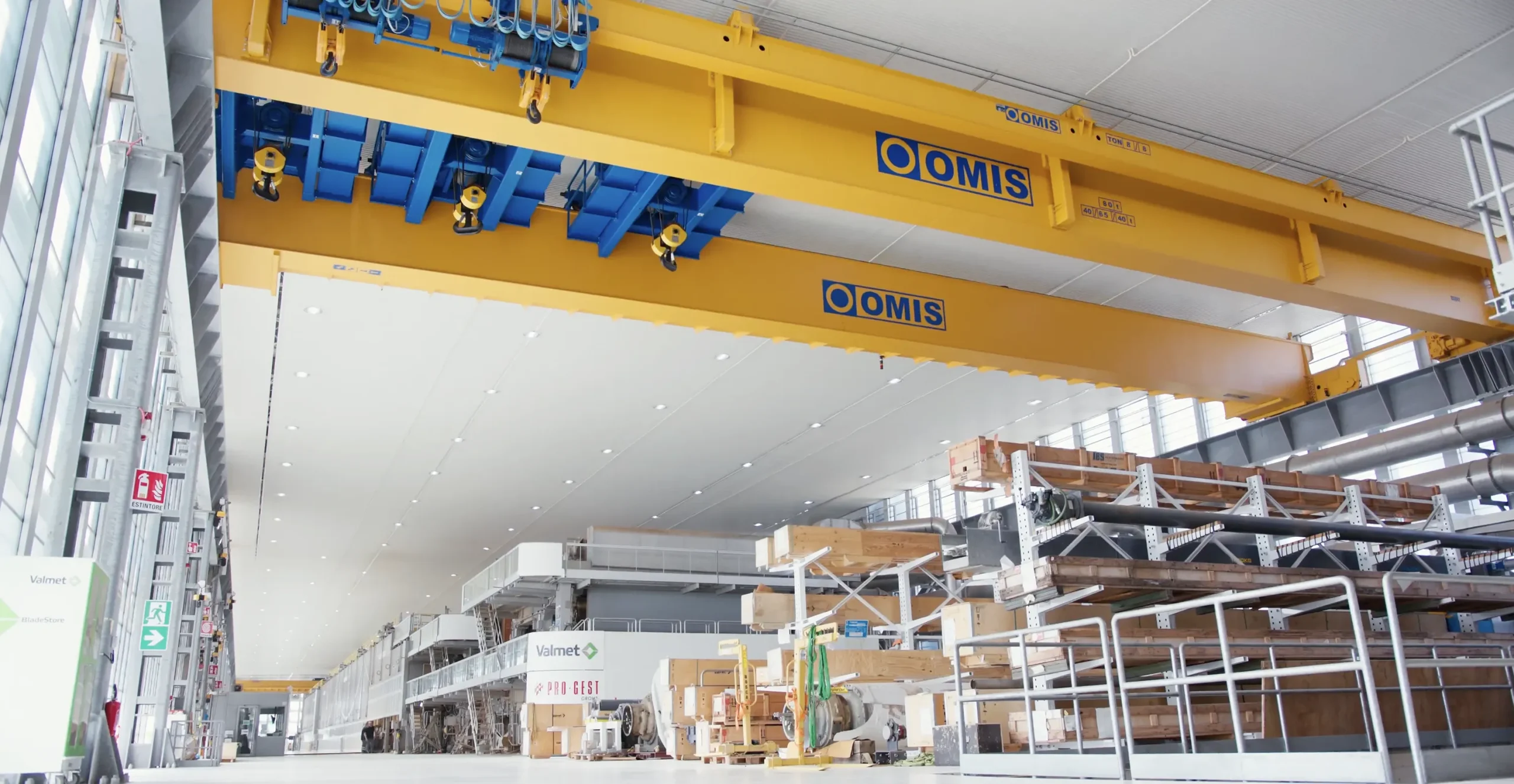 gallery - Profile double-girder overhead crane 80t progest Omis 